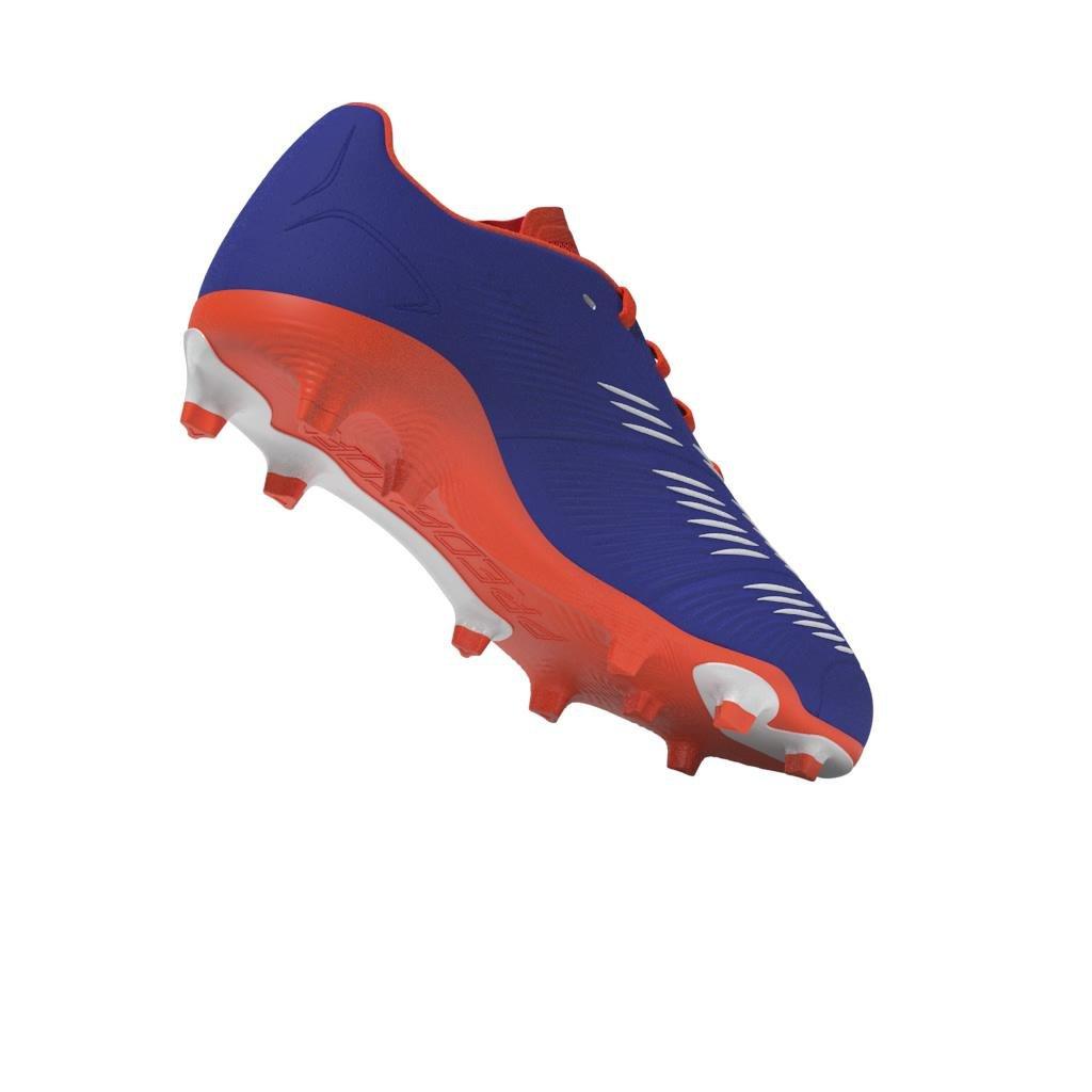 Unisex Kids Predator League Firm Ground Boots, Blue, , large image number 12