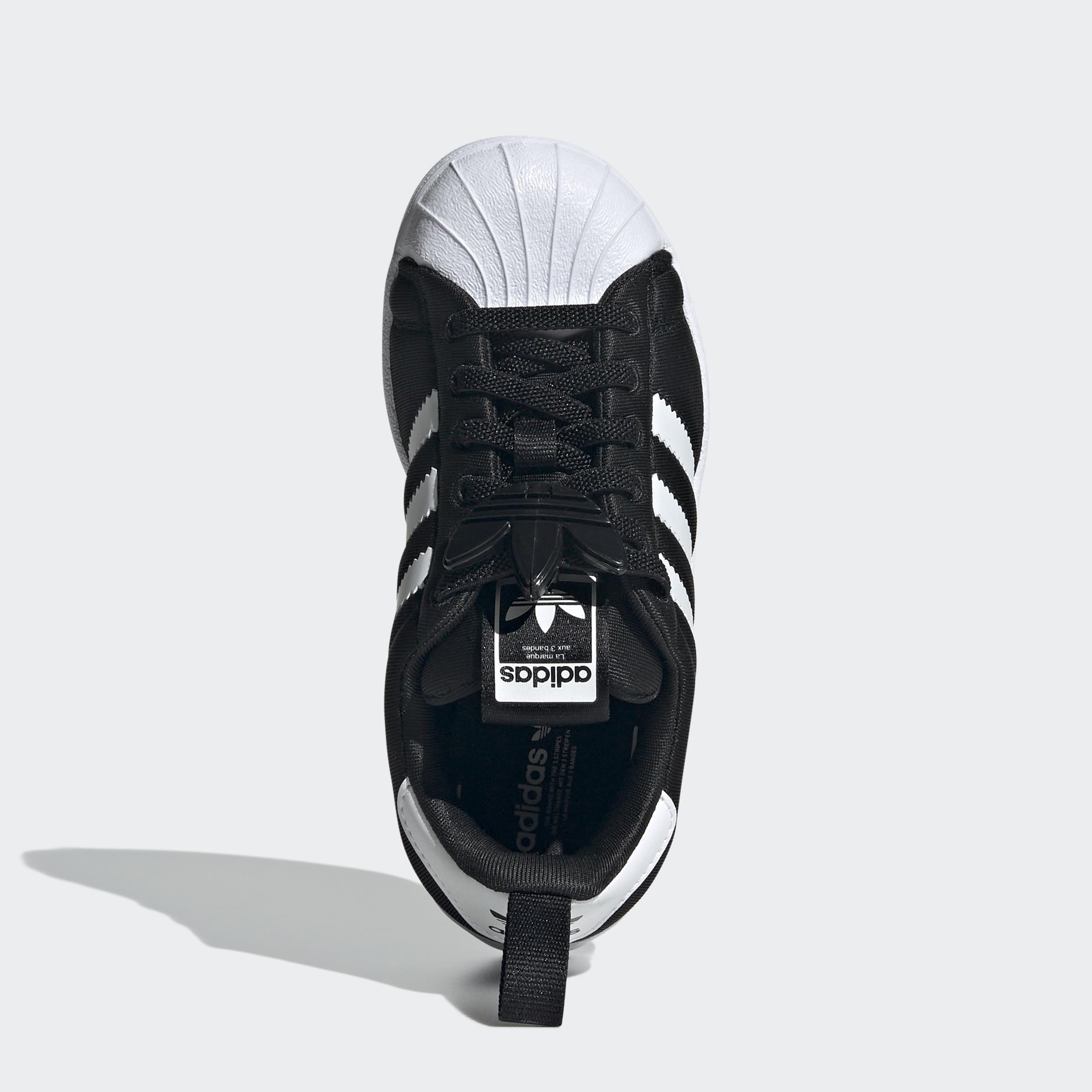 Kids Unisex Superstar 360 Comfort Closure Shoes, Black