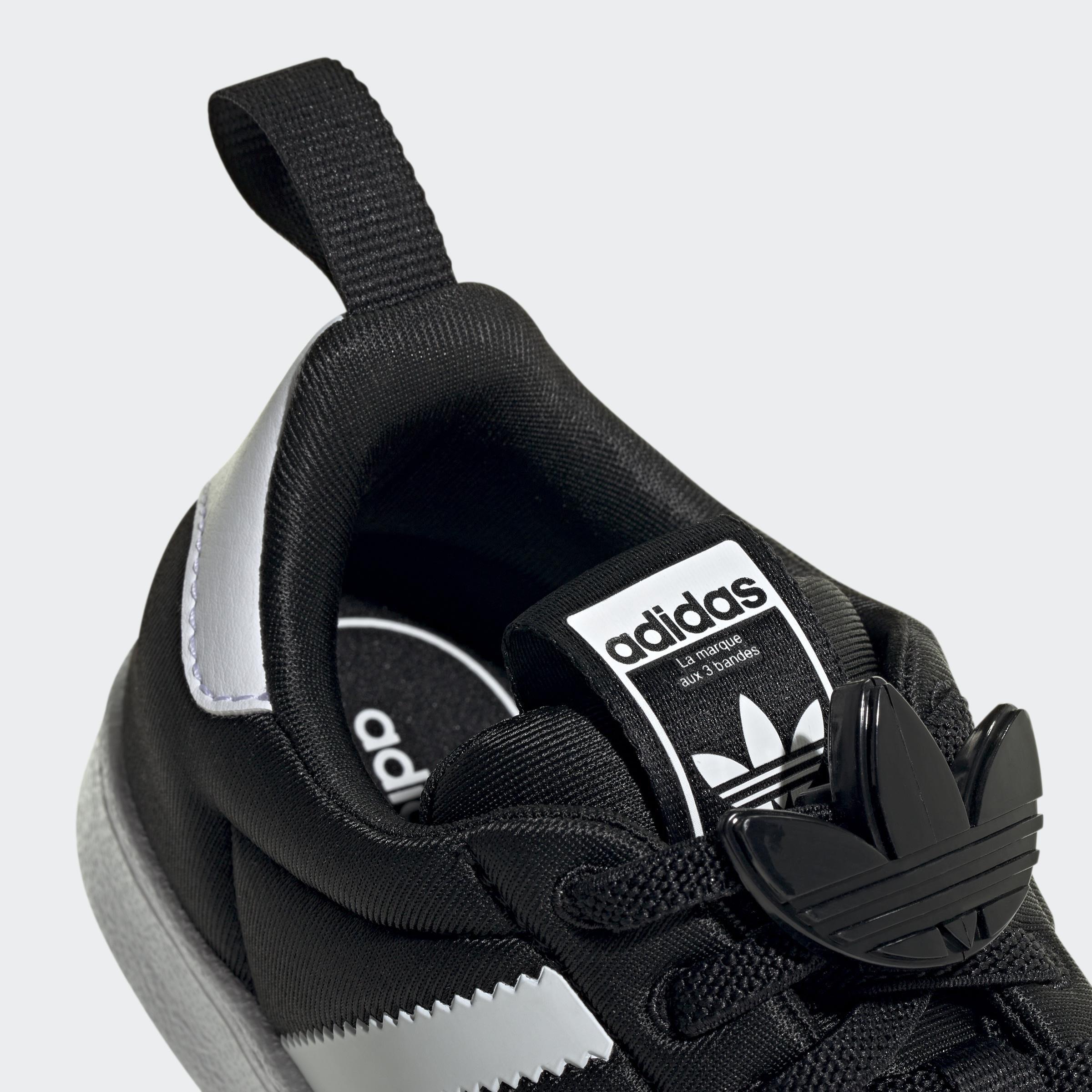 Kids Unisex Superstar 360 Comfort Closure Shoes, Black, A901_ONE, large image number 5