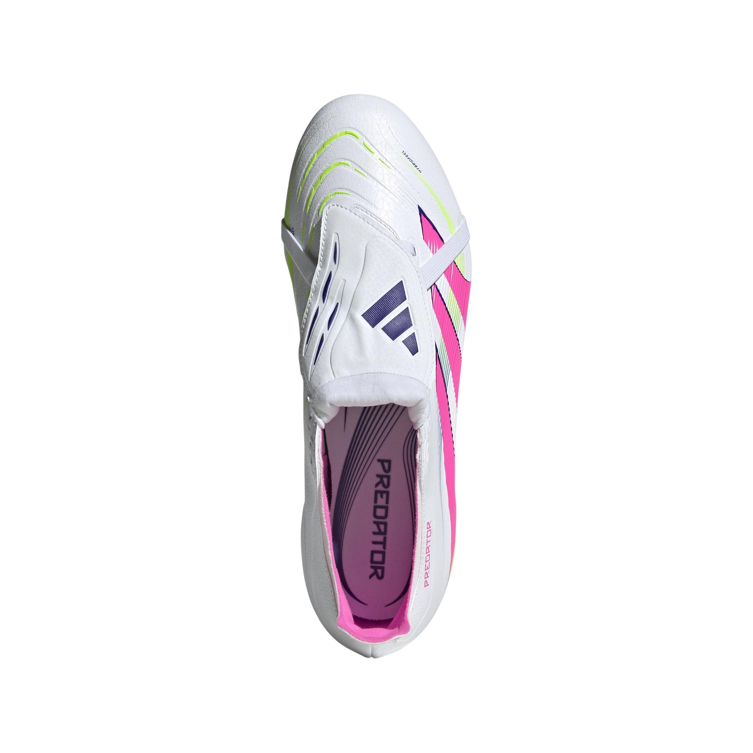 Unisex Predator League Fold-Over Tongue Firm/Multi-Ground Boots, White, A901_ONE, large image number 2