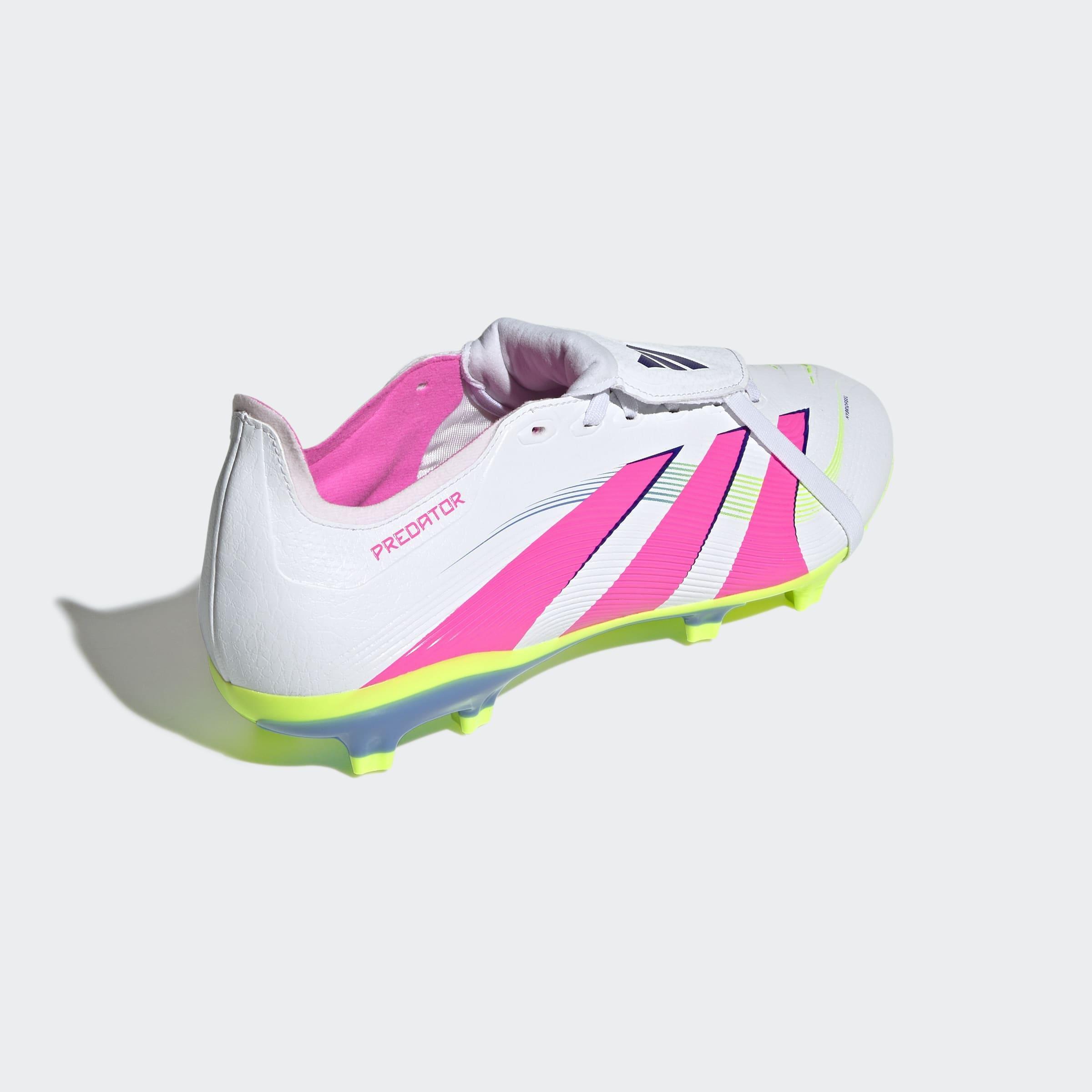 Unisex Predator League Fold-Over Tongue Firm/Multi-Ground Boots, White, A901_ONE, large image number 7