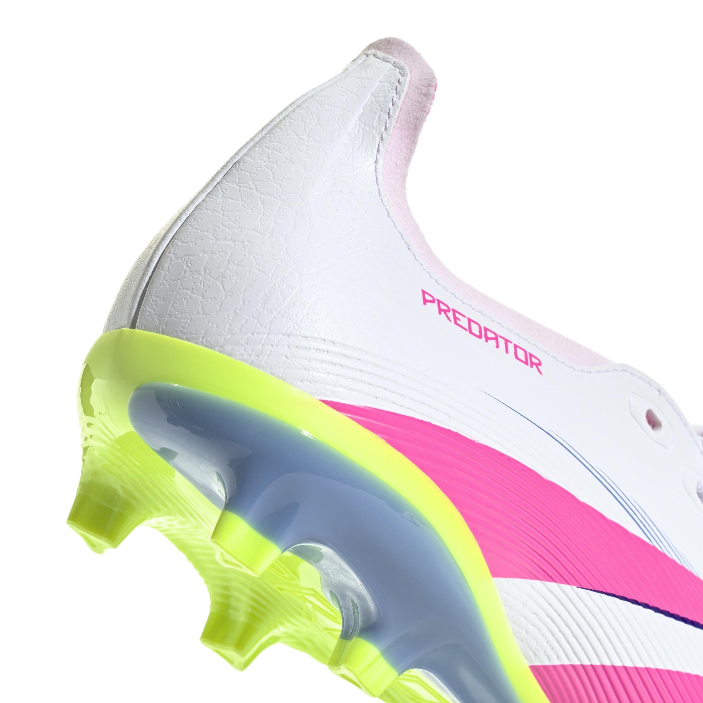 Unisex Predator League Fold-Over Tongue Firm/Multi-Ground Boots, White, A901_ONE, large image number 8