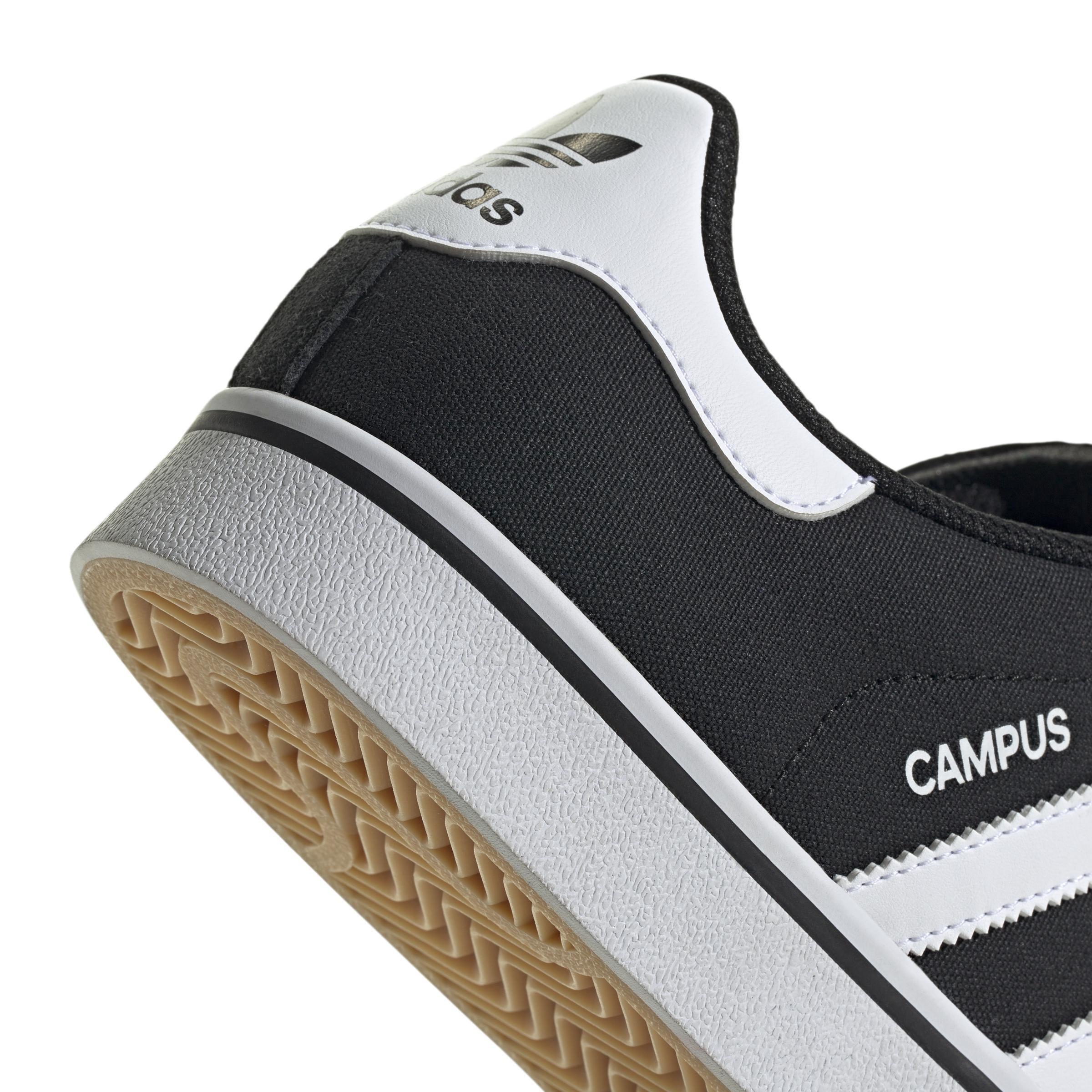 Unisex Campus Vulc Shoes, Black, A901_ONE, large image number 4