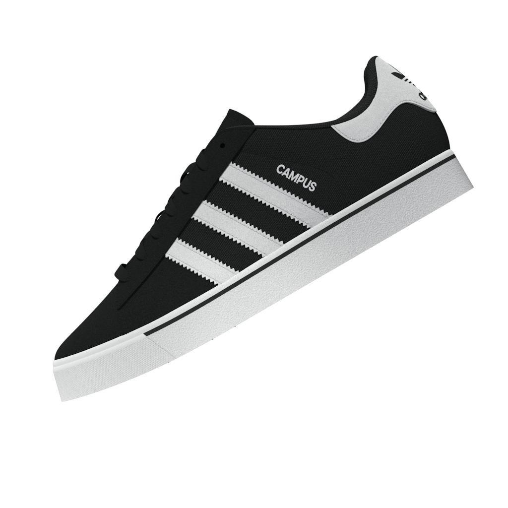 Unisex Campus Vulc Shoes, Black, A901_ONE, large image number 10