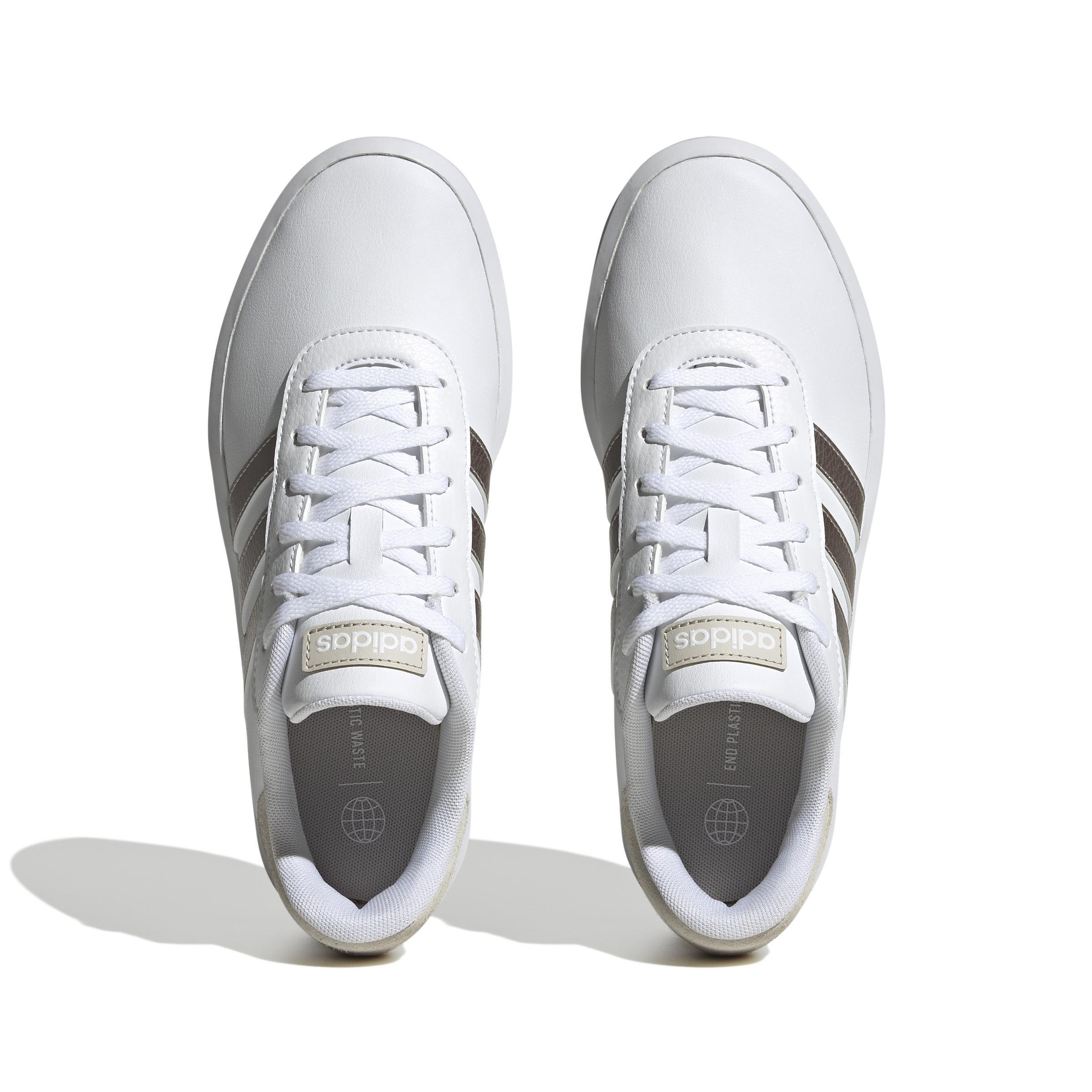 Court Platform Shoes, White, A901_ONE, large image number 1