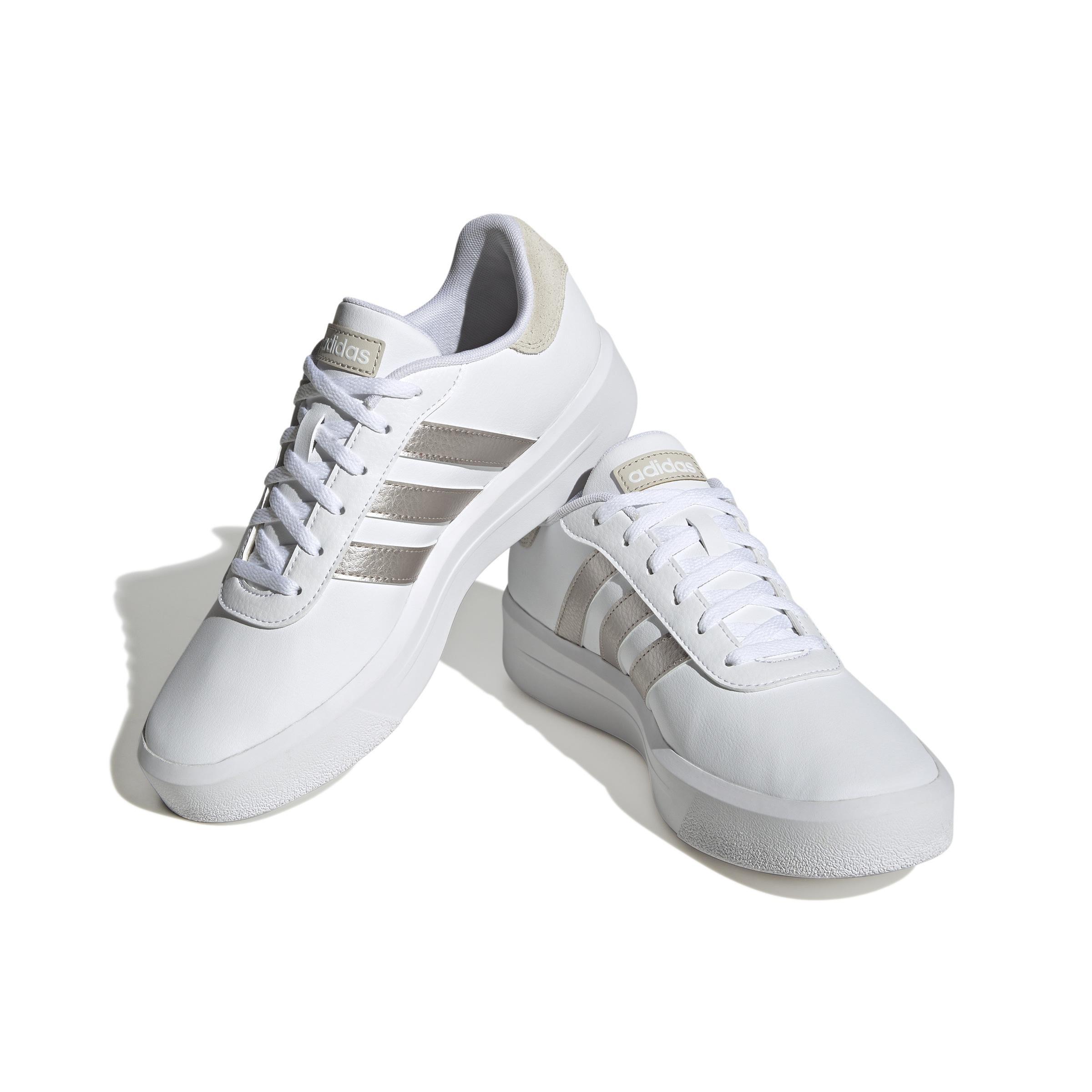 Court Platform Shoes, White, A901_ONE, large image number 2