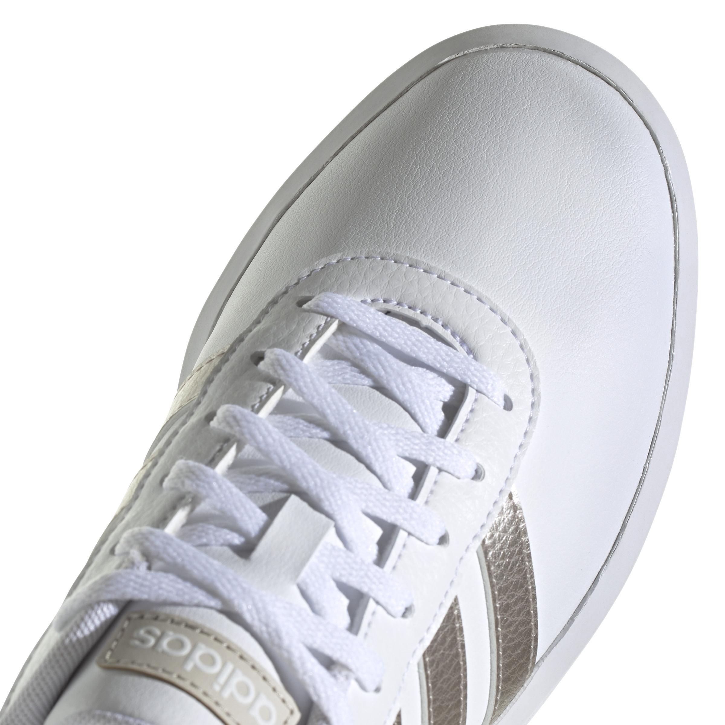Court Platform Shoes, White, A901_ONE, large image number 4