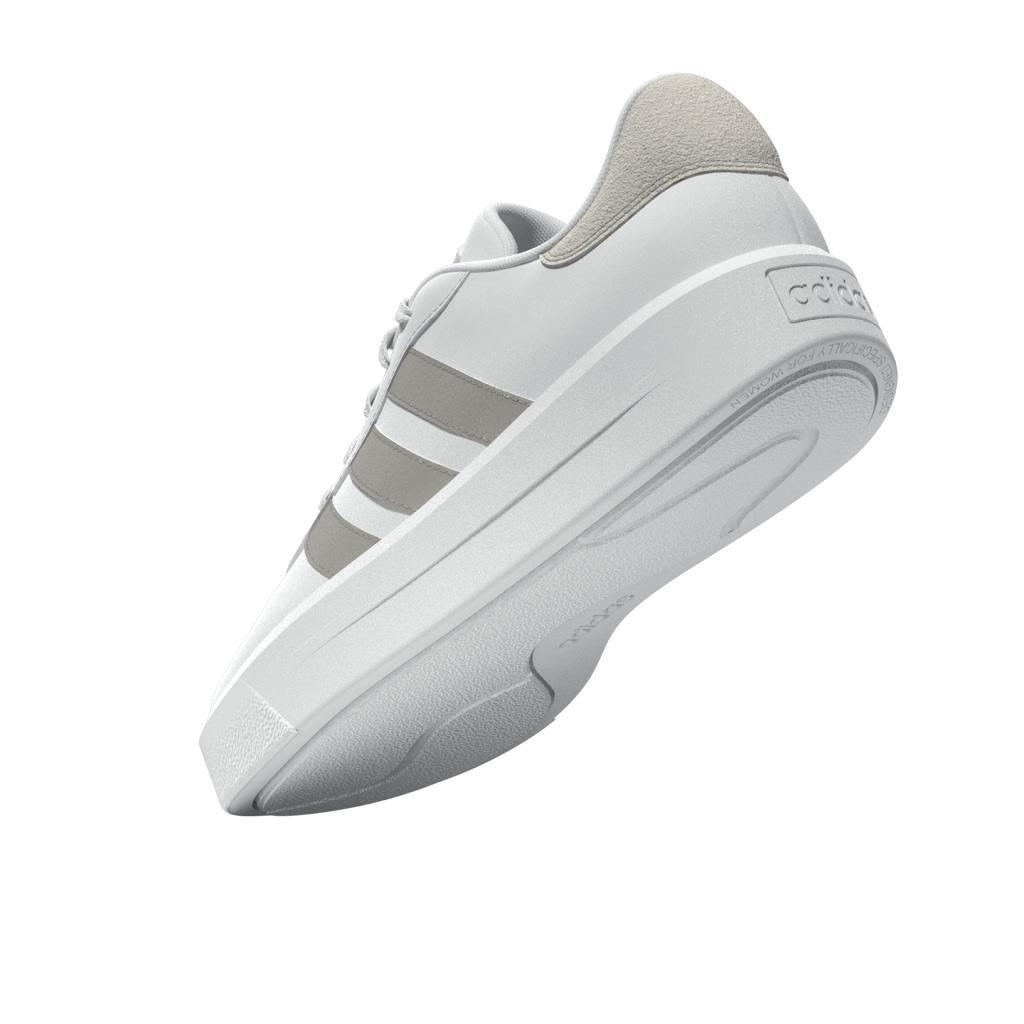 Court Platform Shoes, White, A901_ONE, large image number 13