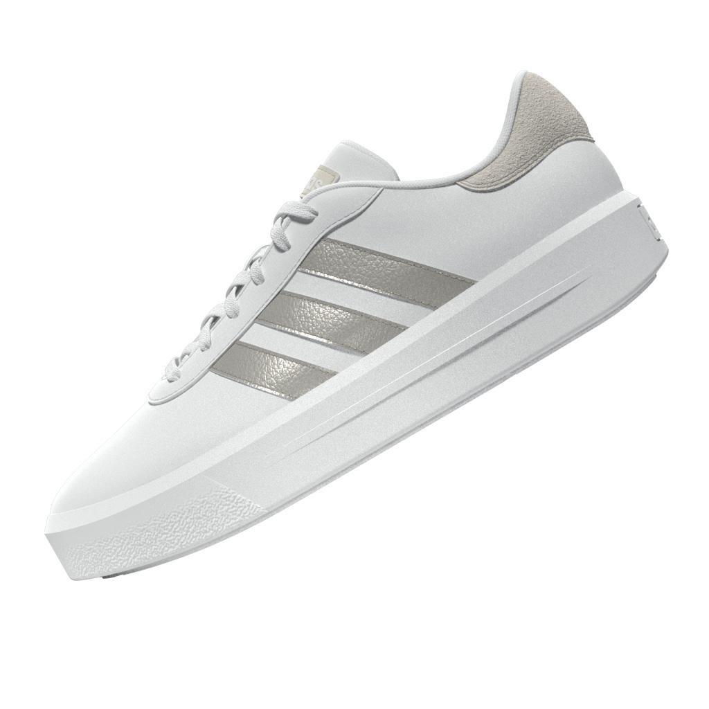 Court Platform Shoes, White, A901_ONE, large image number 14