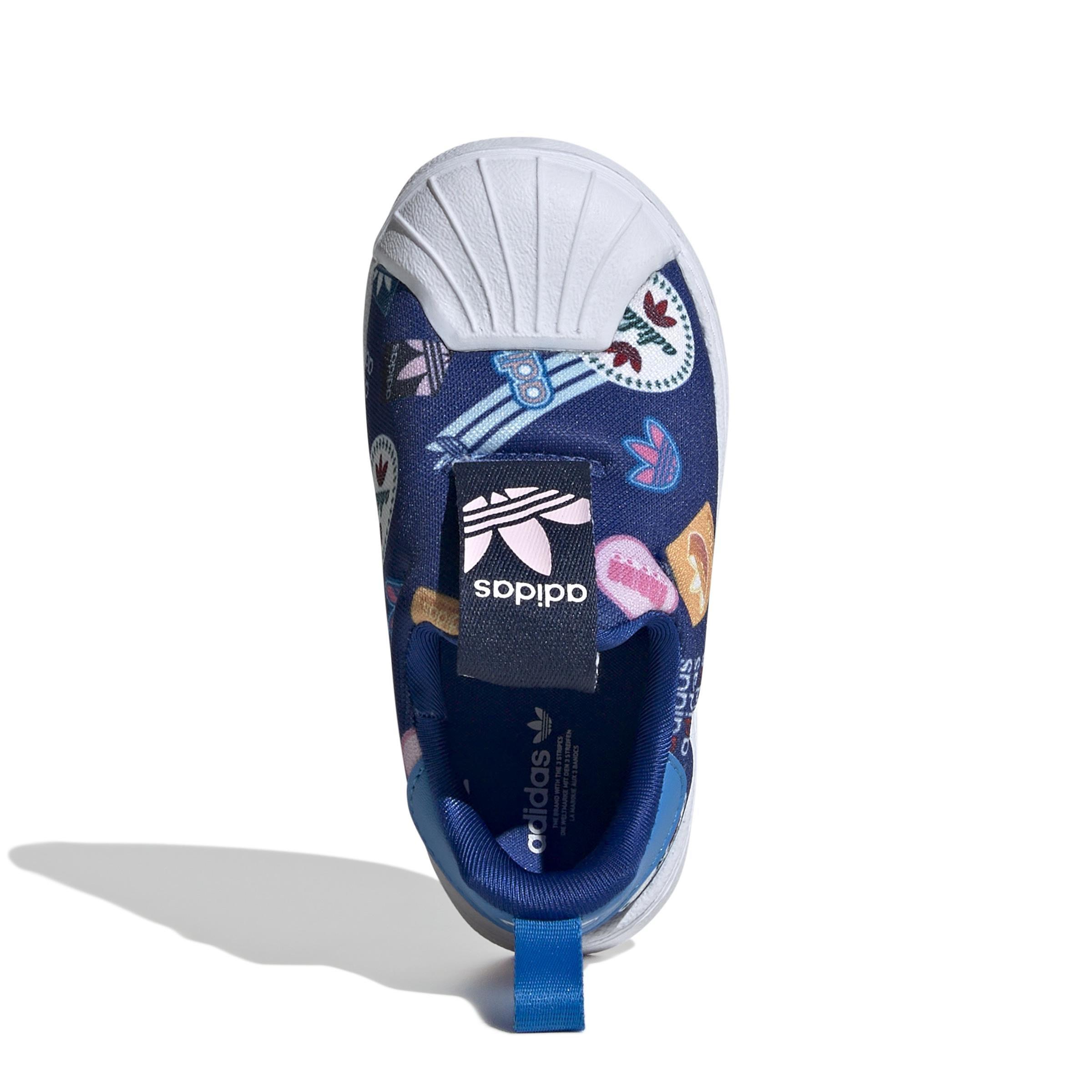 Unisex Kids Superstar 360 Shoes, Blue, , large image number 1