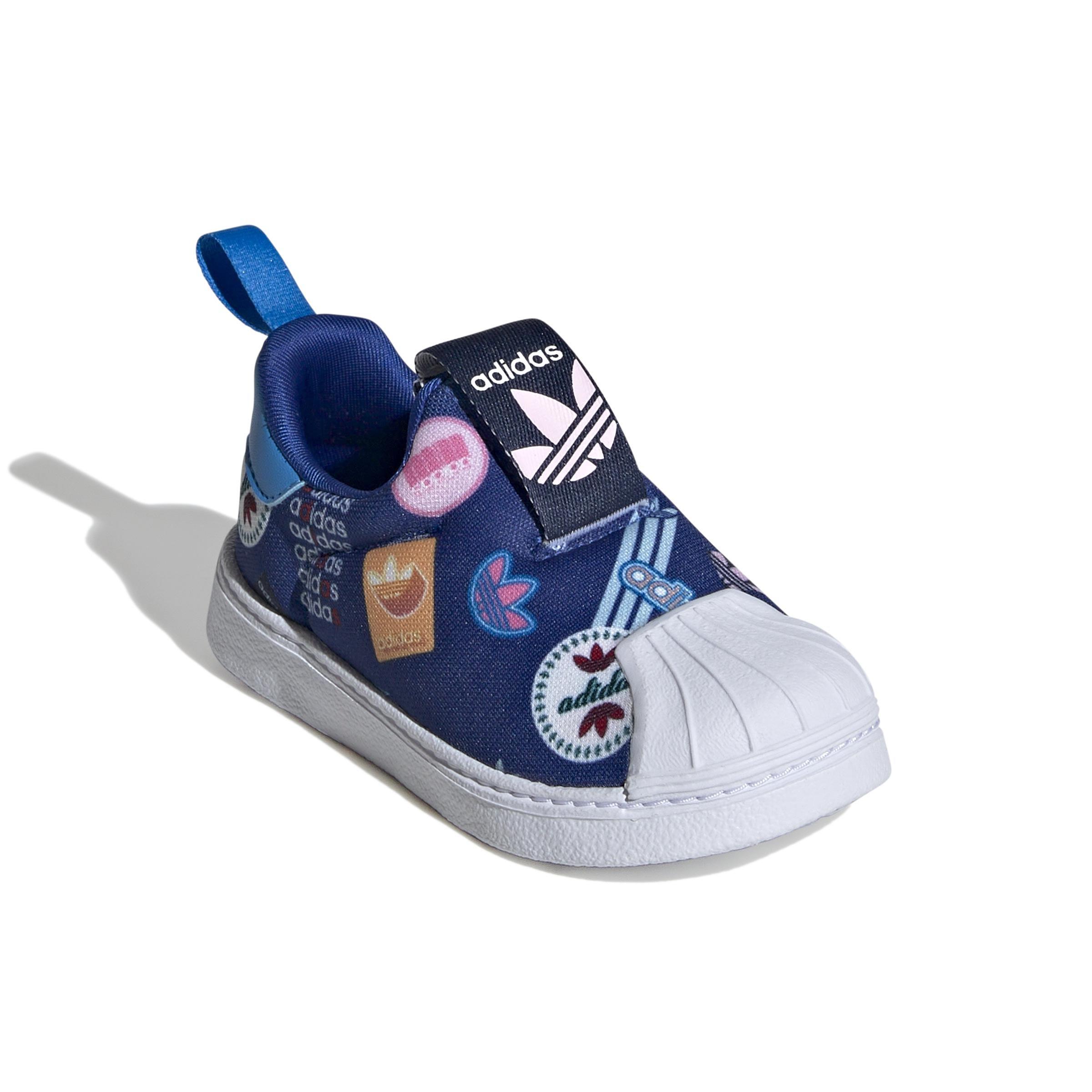 Unisex Kids Superstar 360 Shoes, Blue, , large image number 2