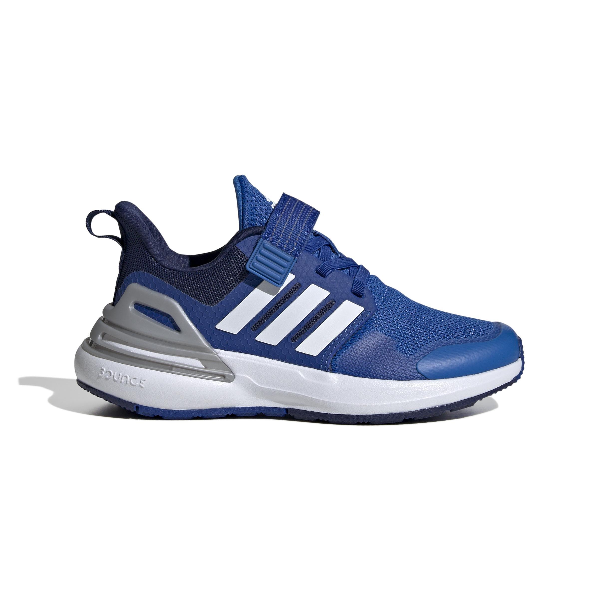 Unisex Kids Rapidasport Bounce Elastic Lace Top Strap Shoes, Blue, A901_ONE, large image number 0