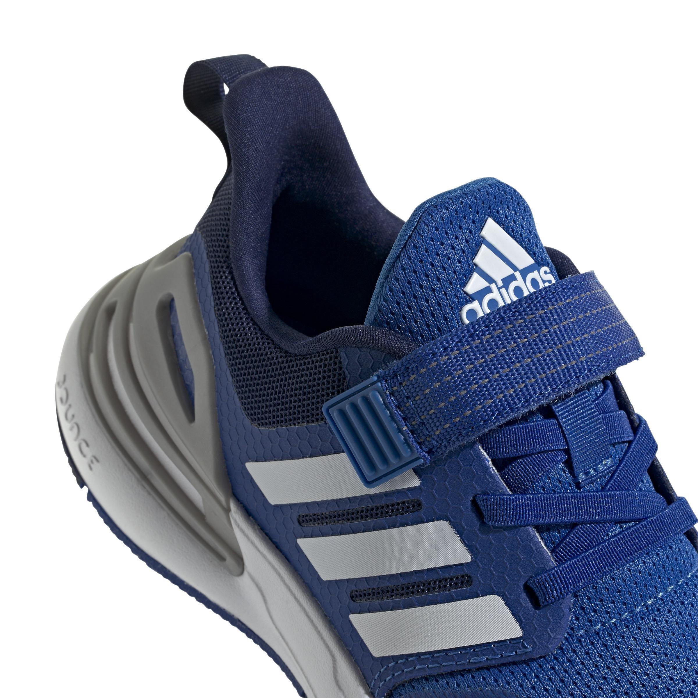 Unisex Kids Rapidasport Bounce Elastic Lace Top Strap Shoes, Blue, A901_ONE, large image number 4