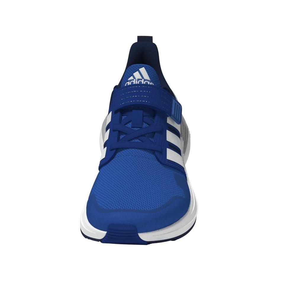 Unisex Kids Rapidasport Bounce Elastic Lace Top Strap Shoes, Blue, A901_ONE, large image number 9