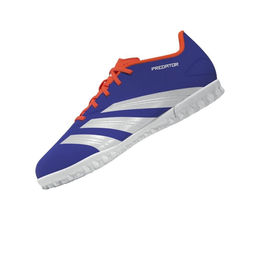 Unisex Kids Predator Club Turf Boots, Blue, , large image number 10