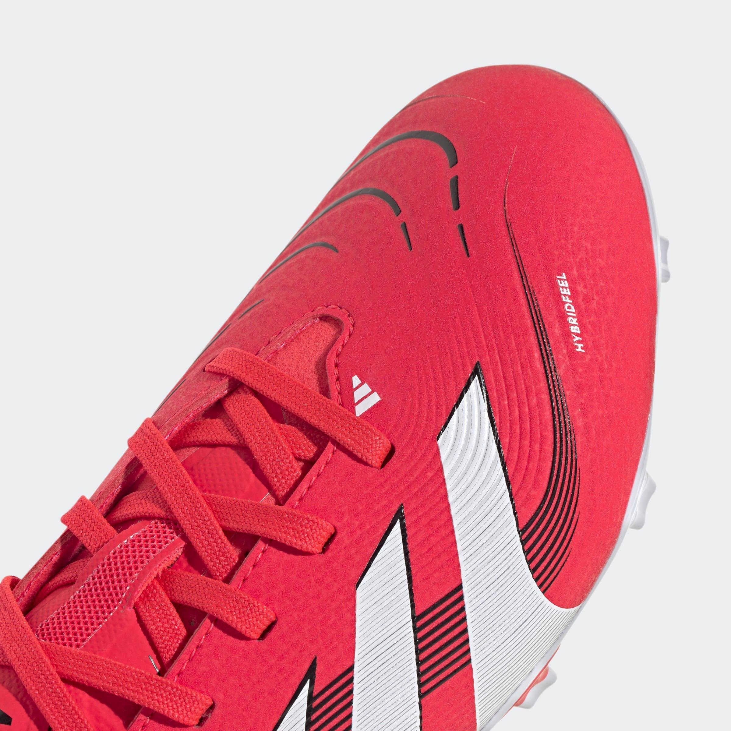 Kids Unisex Predator League Firm/Multi-Ground Boots, Red, A901_ONE, large image number 8