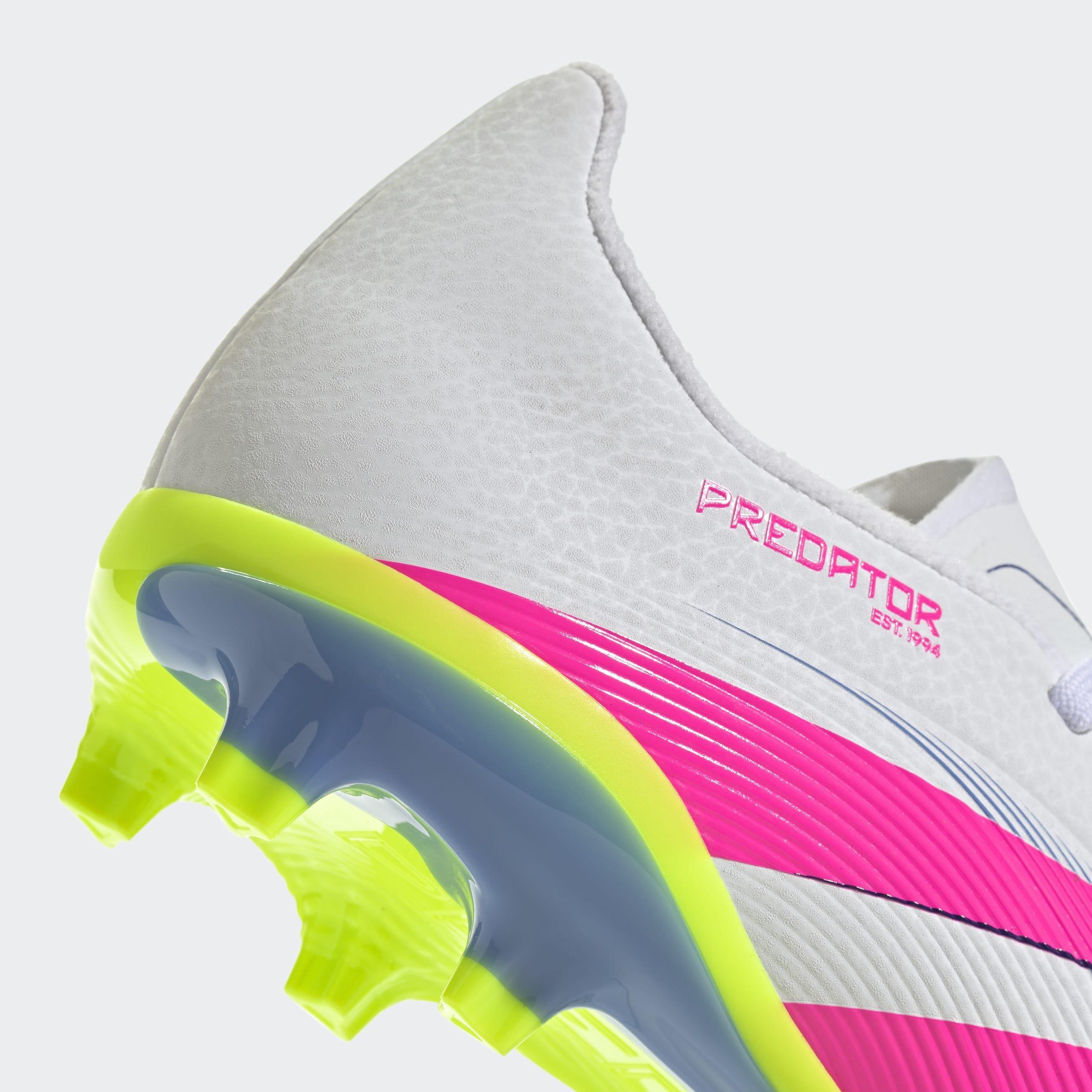 Kids Unisex Predator League Firm/Multi-Ground Boots, White, A901_ONE, large image number 10