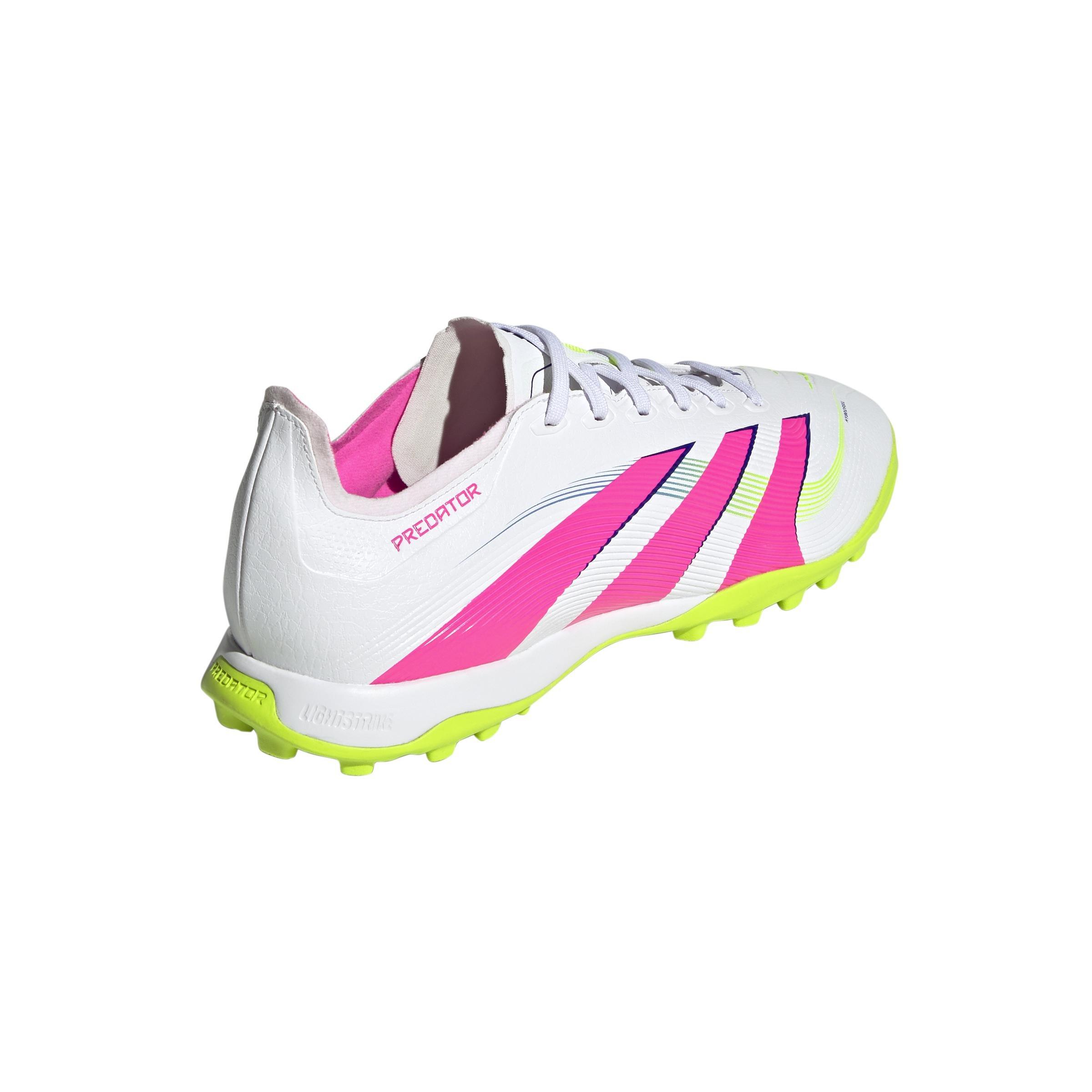 Unisex Predator League Turf Boots, White, A901_ONE, large image number 6