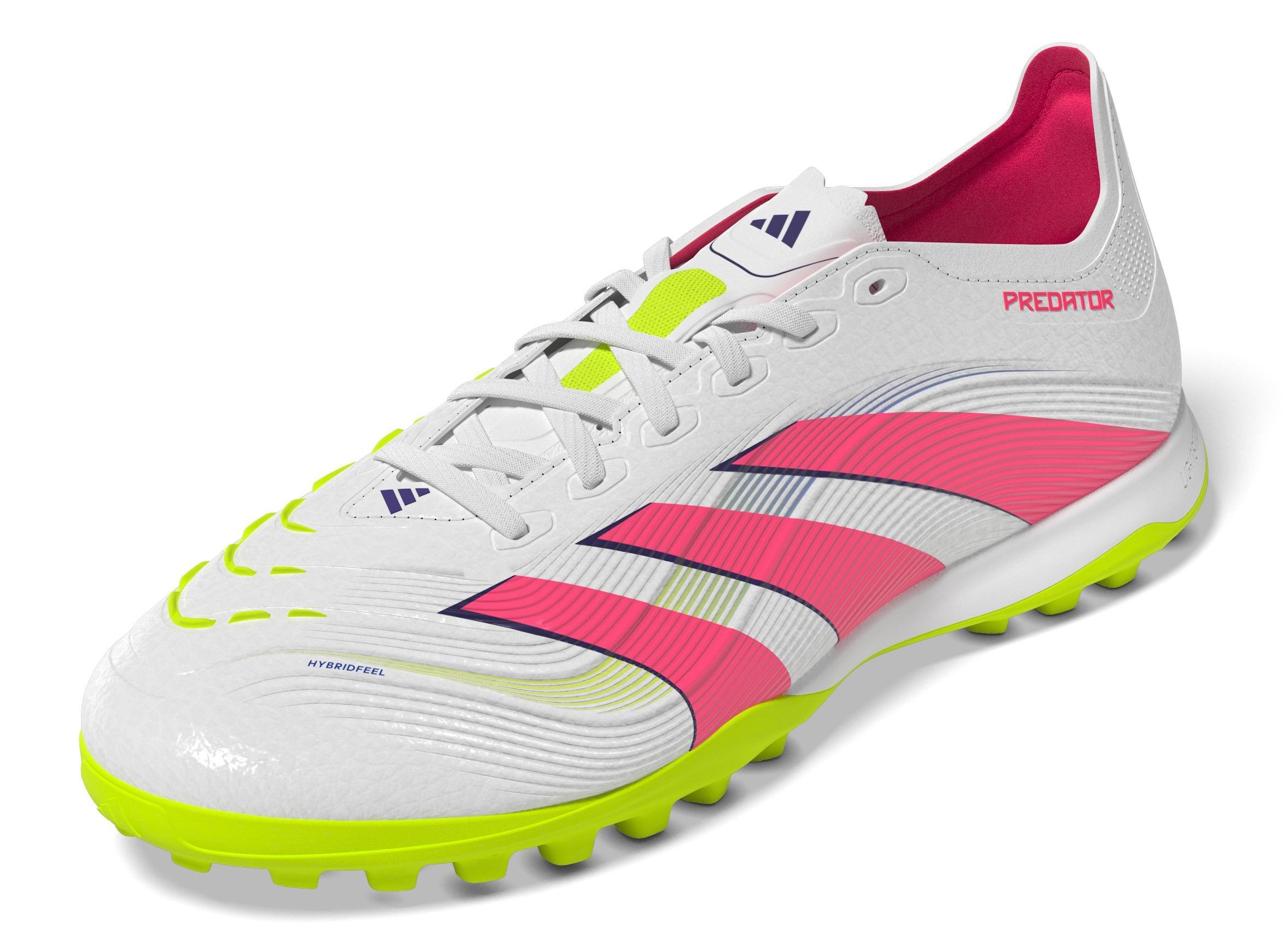 Unisex Predator League Turf Boots, White, A901_ONE, large image number 12