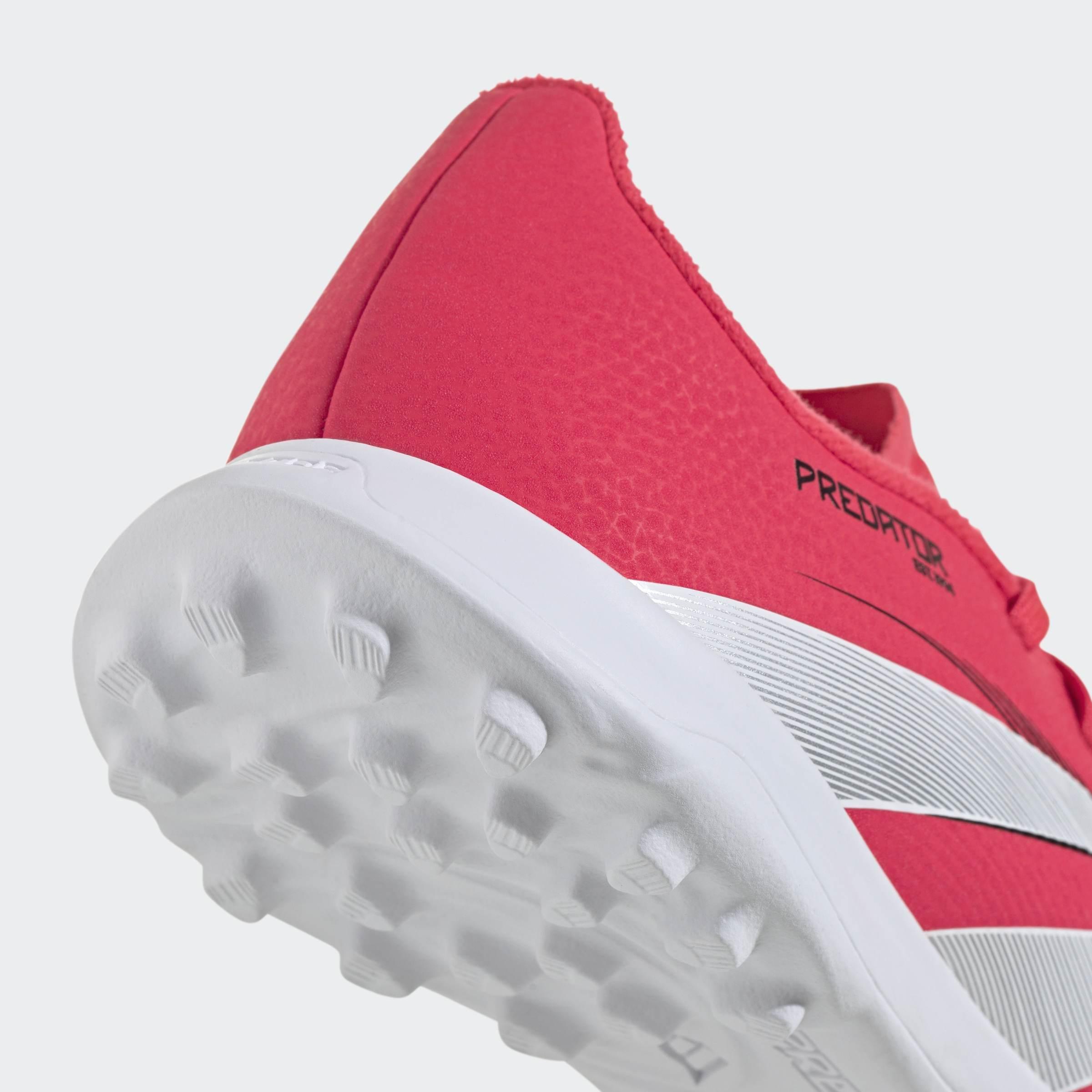 Kids Unisex Predator League Turf Boots, Red, A901_ONE, large image number 10