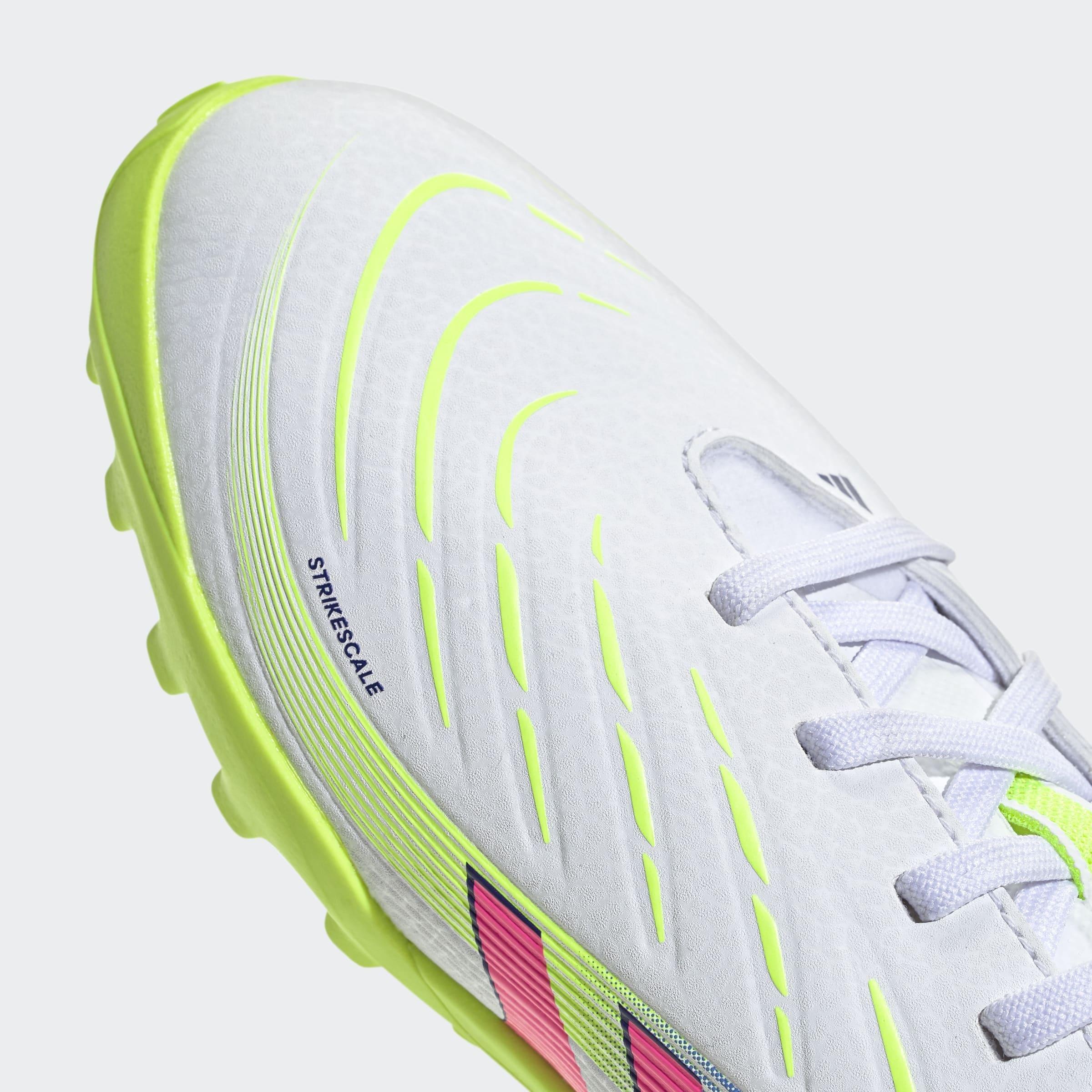 Kids Unisex Predator League Turf Boots, White, A901_ONE, large image number 10