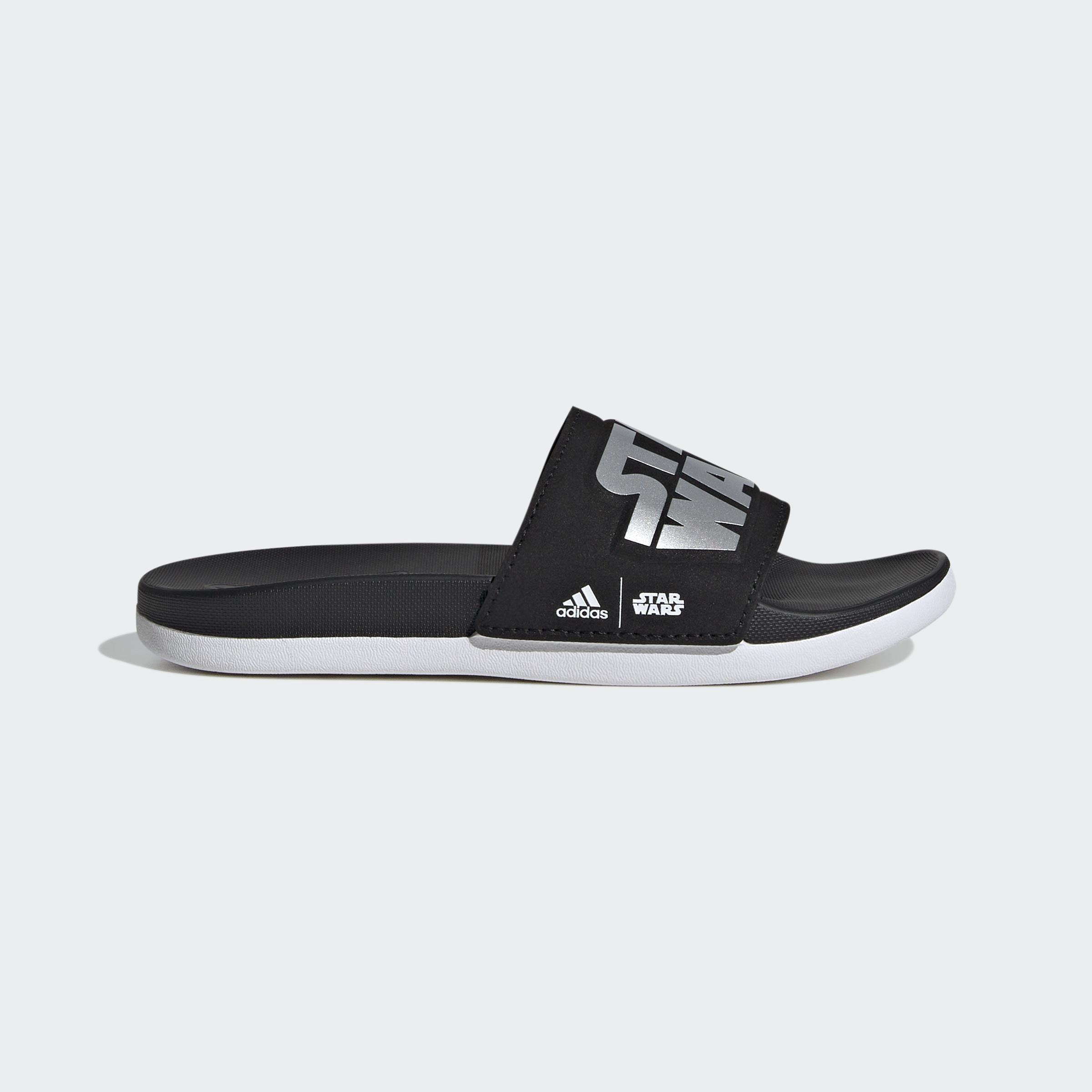 Kids Unisex Adidas Star Wars Adilette Comfort Slides, Black