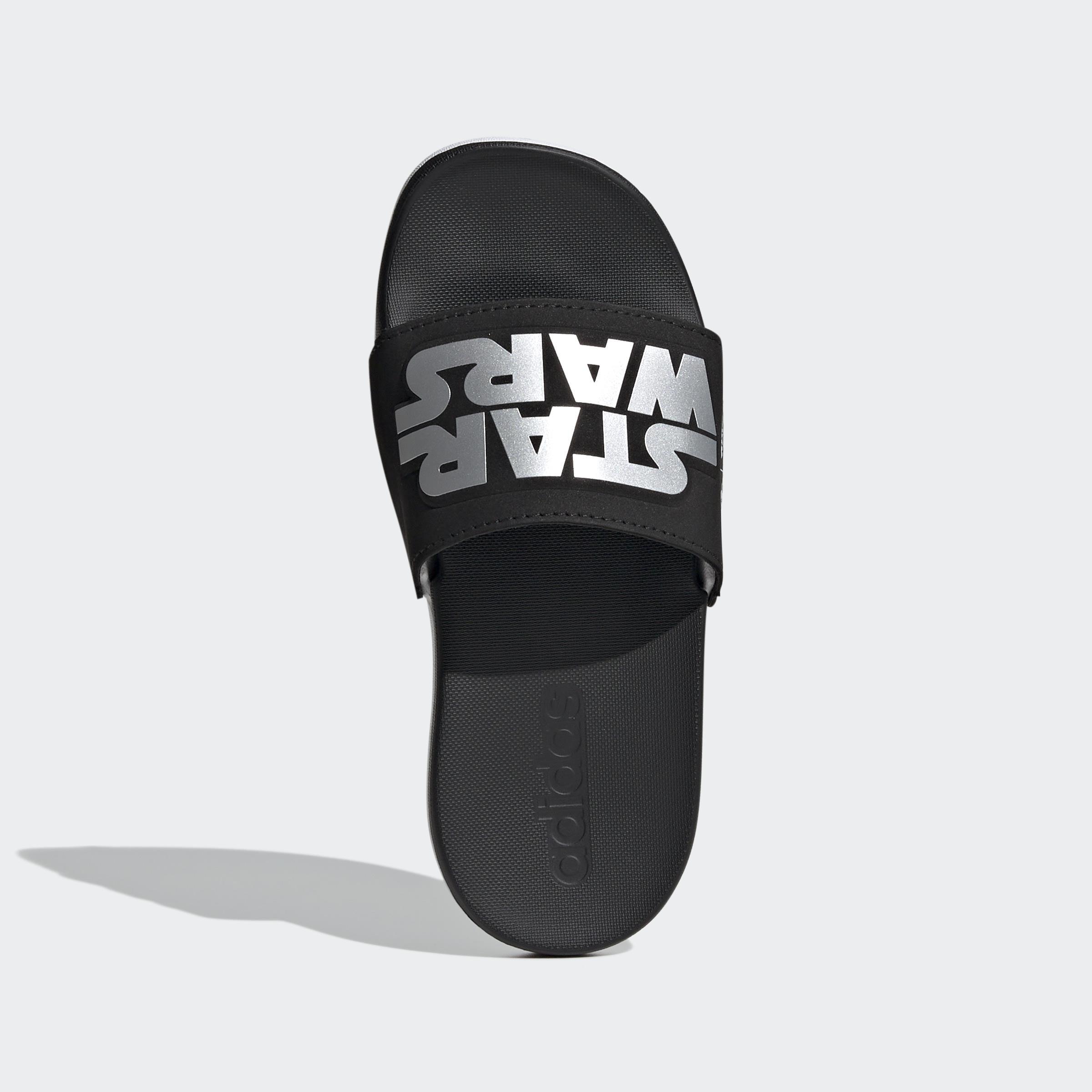 Kids Unisex Adidas Star Wars Adilette Comfort Slides, Black
