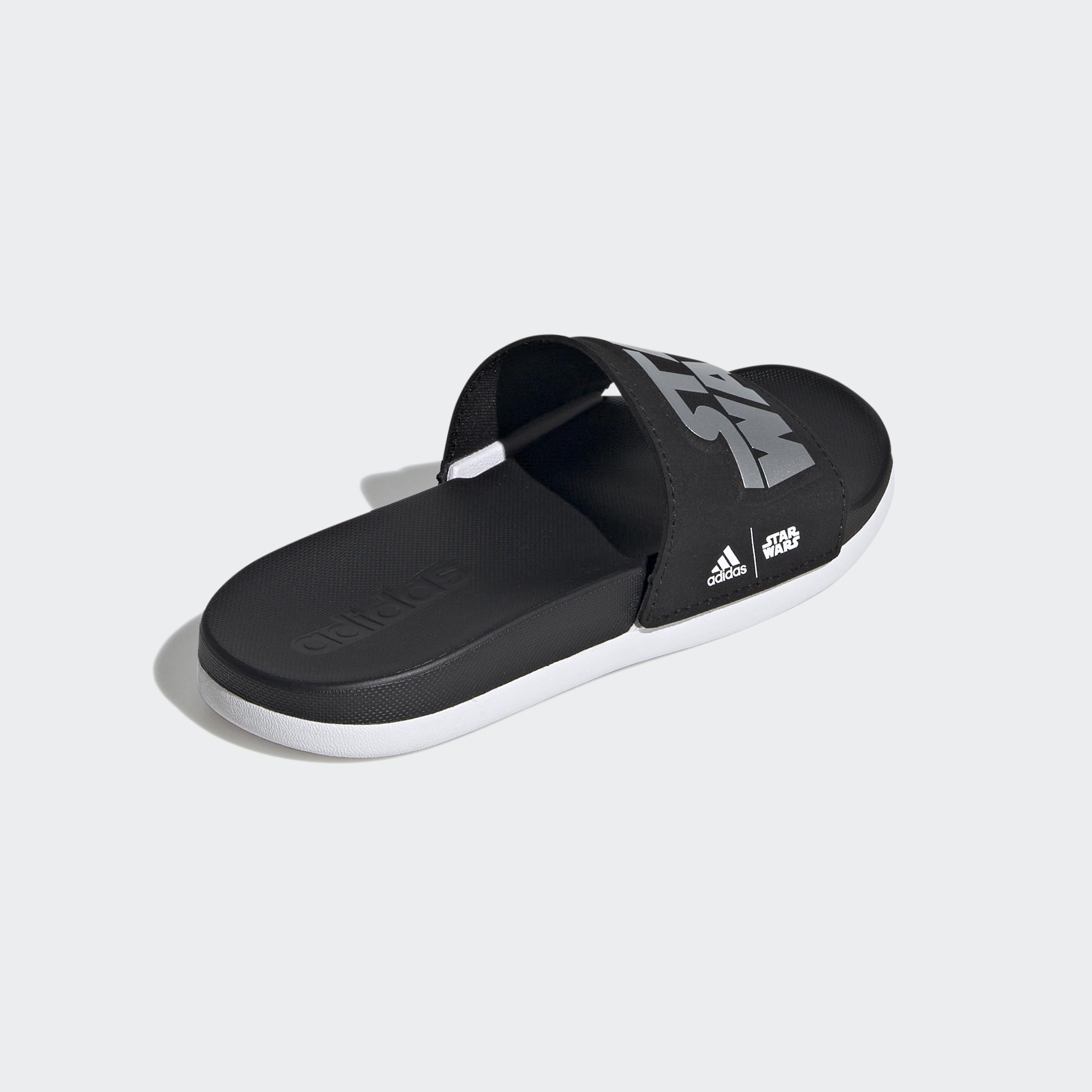 Kids Unisex Adidas Star Wars Adilette Comfort Slides, Black, A901_ONE, large image number 3