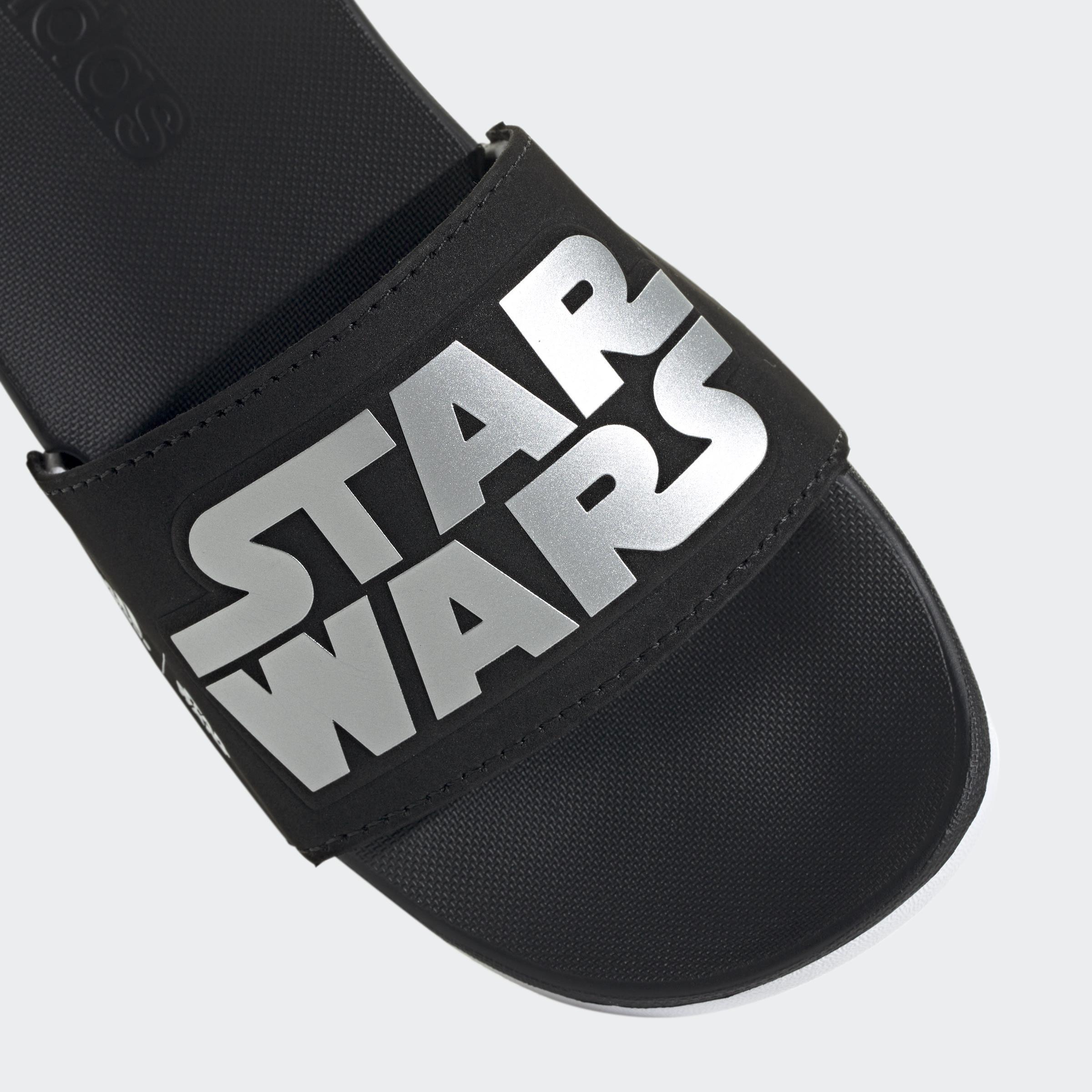 Kids Unisex Adidas Star Wars Adilette Comfort Slides, Black, A901_ONE, large image number 5