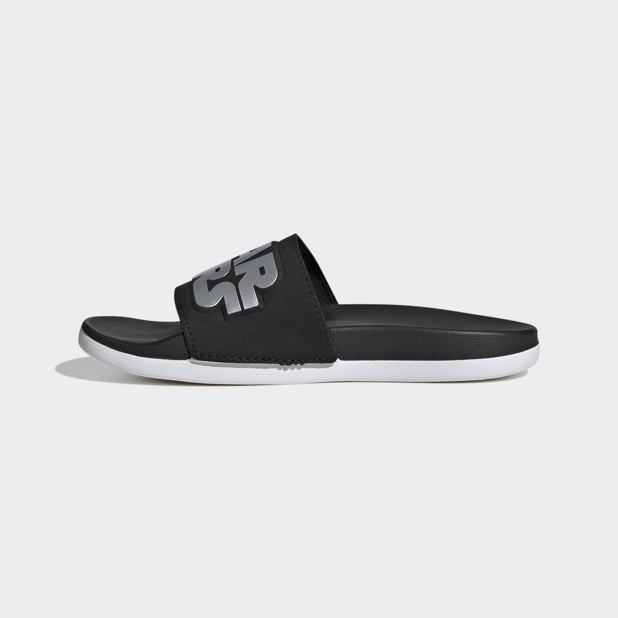 Kids Unisex Adidas Star Wars Adilette Comfort Slides, Black, A901_ONE, large image number 7