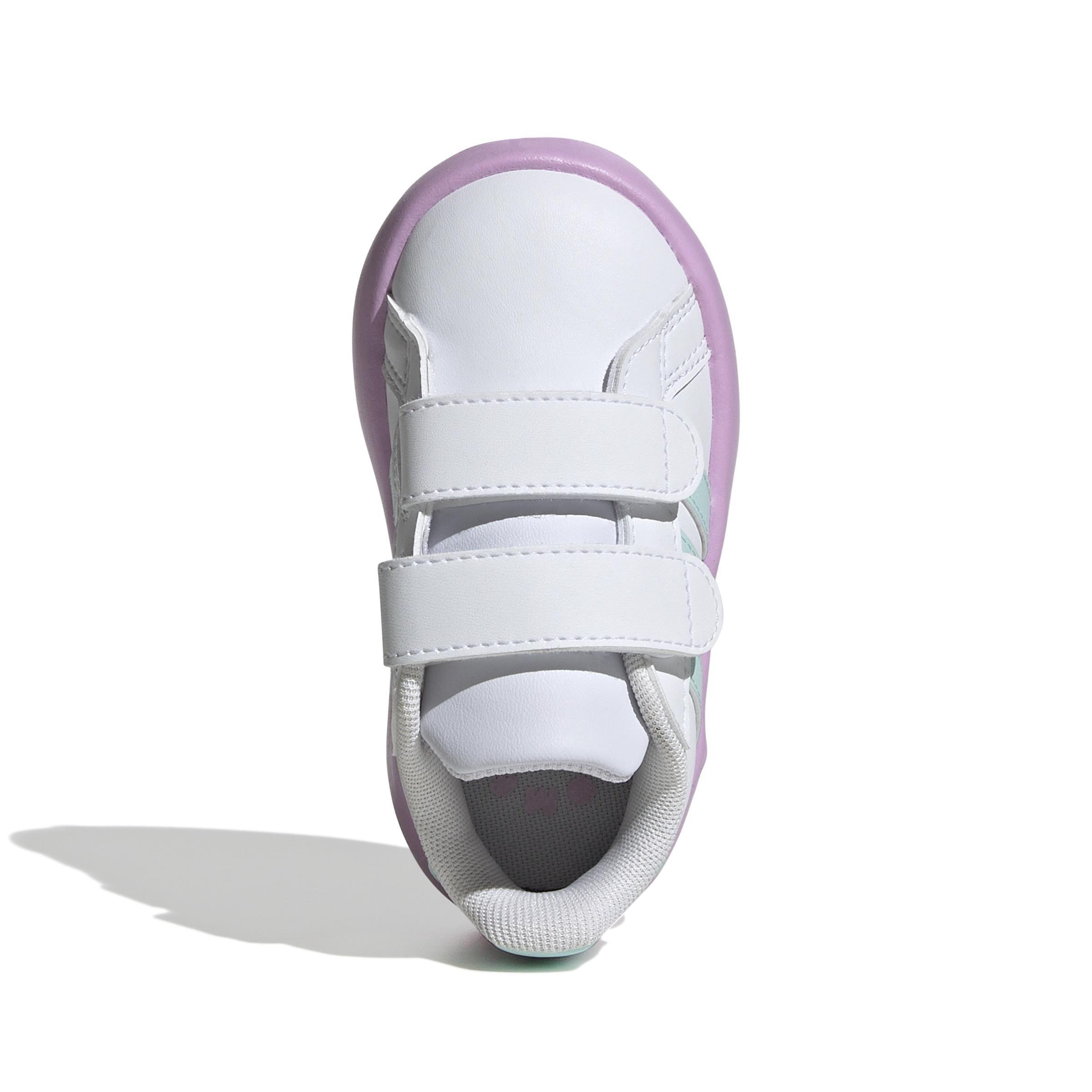 Kids Unisex Grand Court 2.0 Shoes, White, , large image number 1