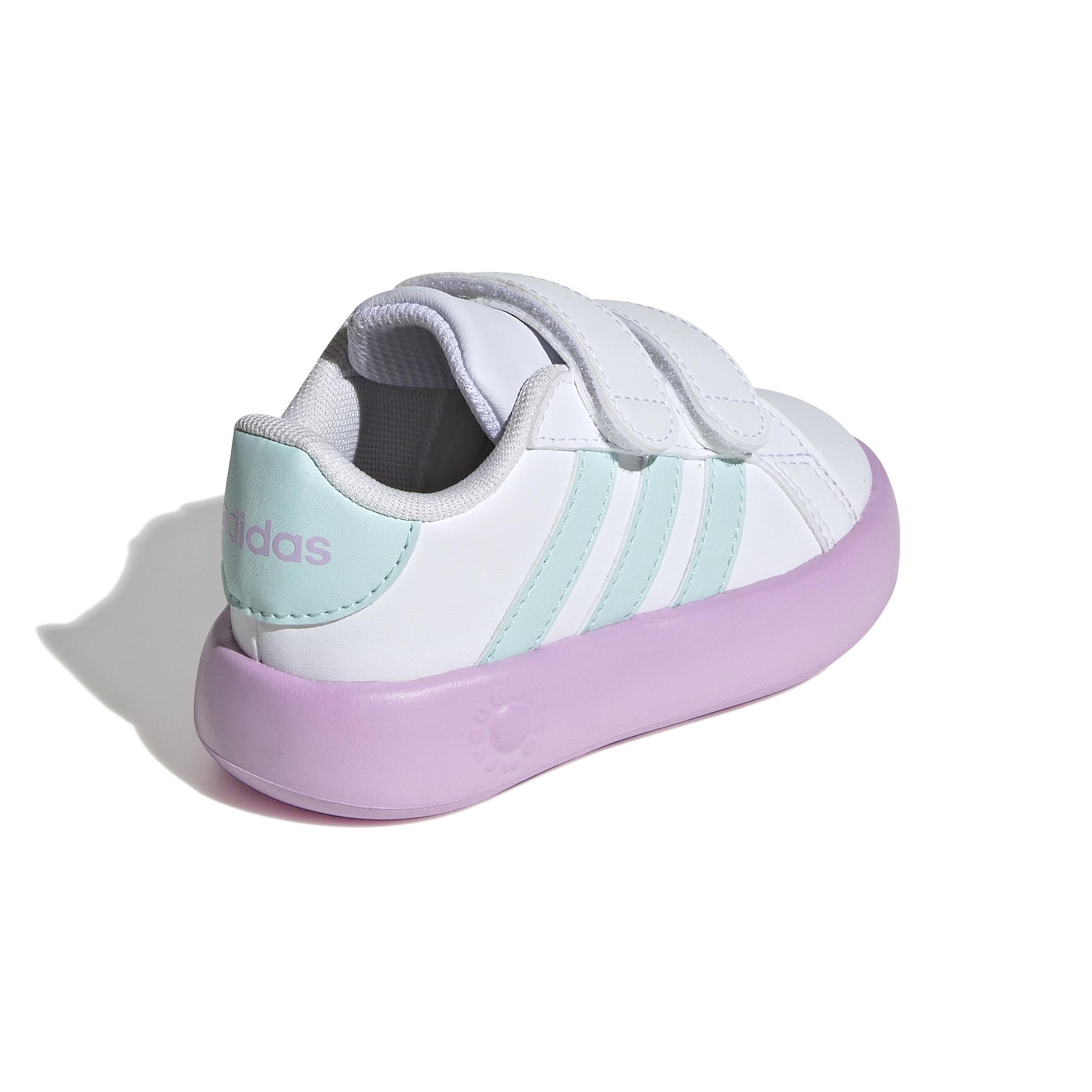 Kids Unisex Grand Court 2.0 Shoes, White, , large image number 3