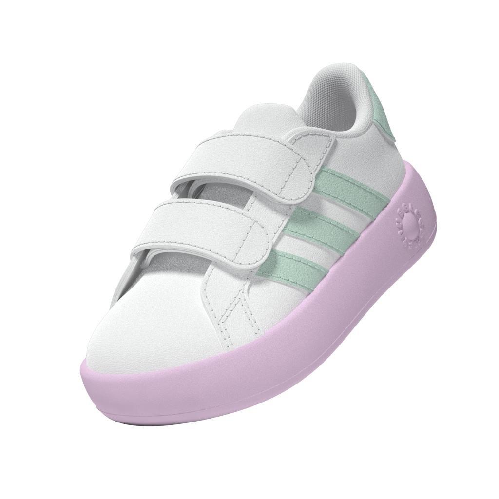 Kids Unisex Grand Court 2.0 Shoes, White, , large image number 8