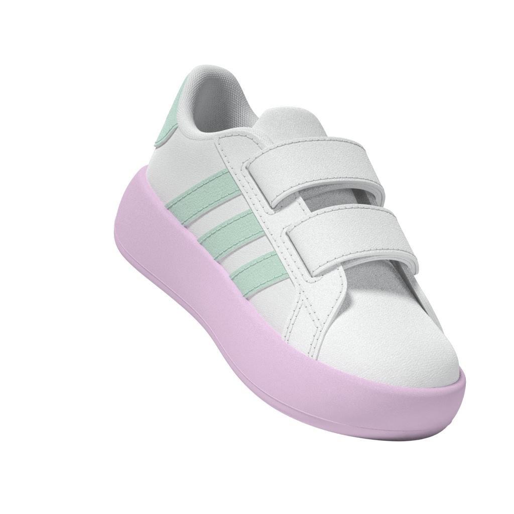 Kids Unisex Grand Court 2.0 Shoes, White, , large image number 10