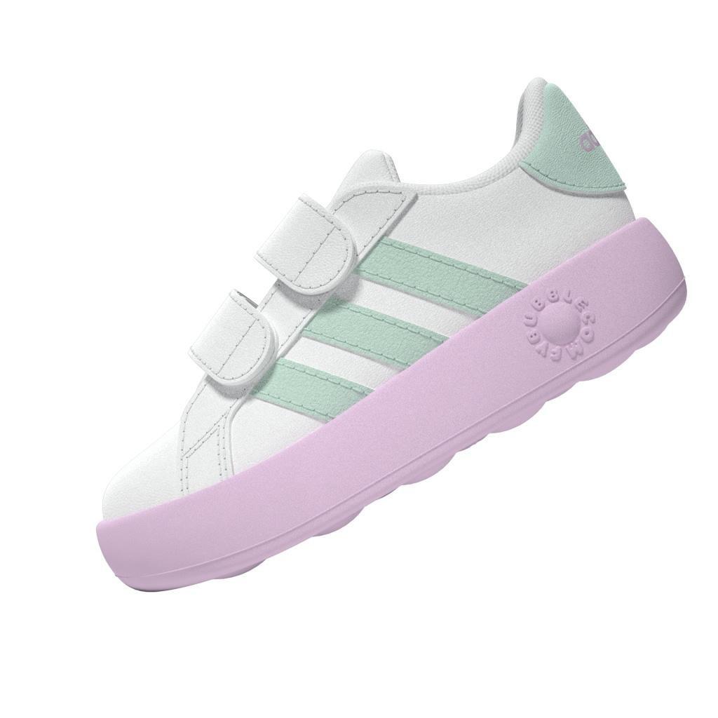 Kids Unisex Grand Court 2.0 Shoes, White, , large image number 12