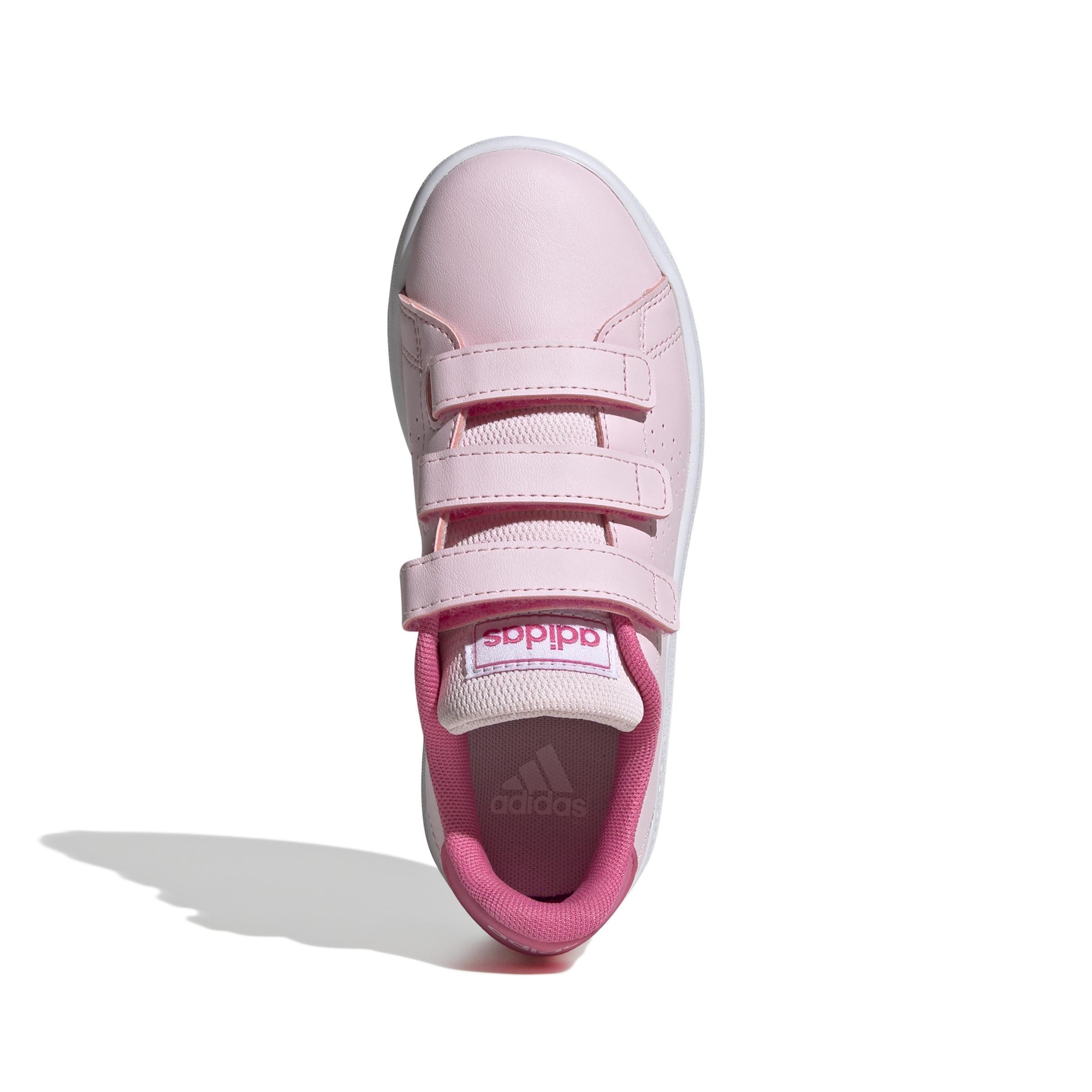 Kids Unisex Advantage Court Lifestyle Hook-and-Loop Shoes, Pink, , large image number 1