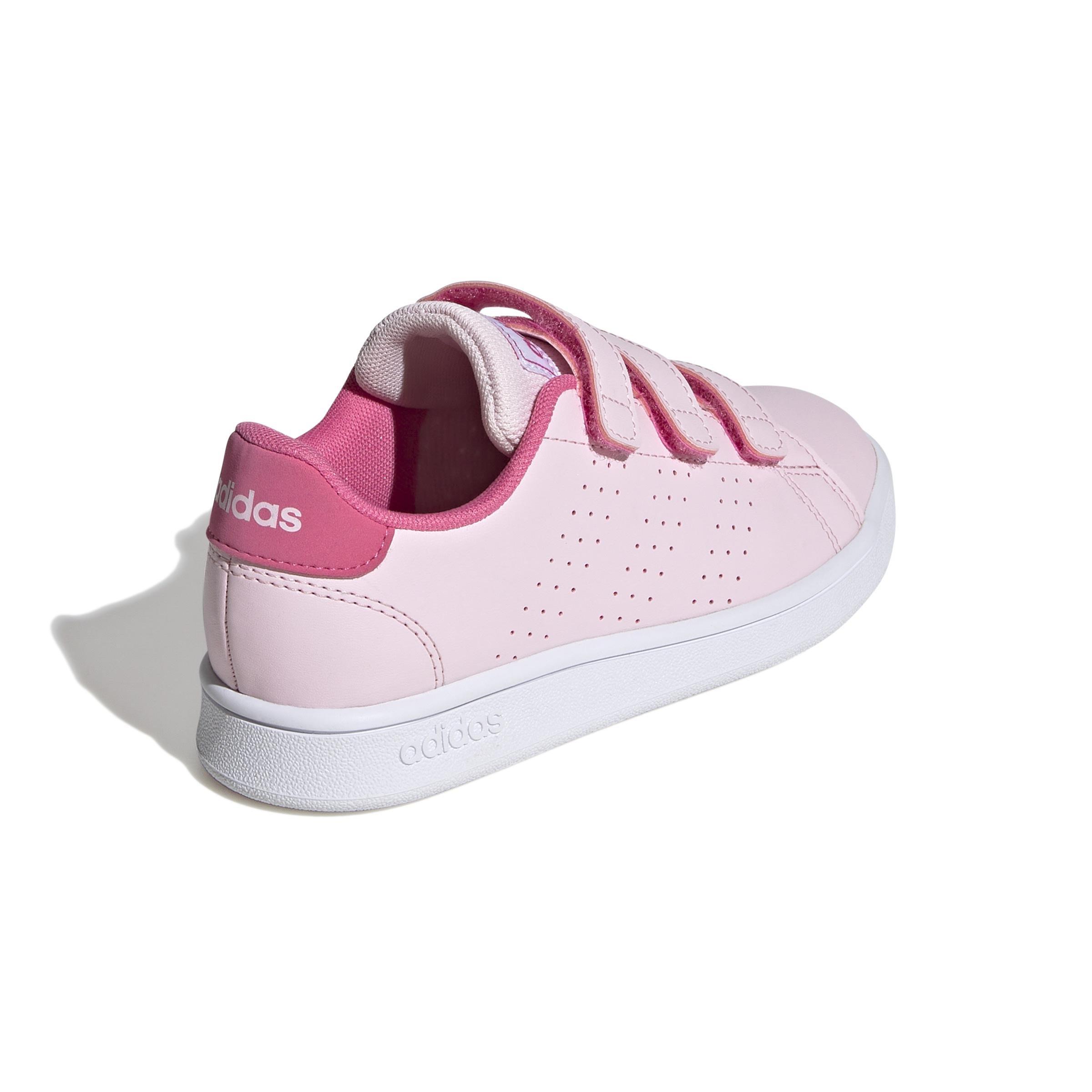 Kids Unisex Advantage Court Lifestyle Hook-and-Loop Shoes, Pink, , large image number 3