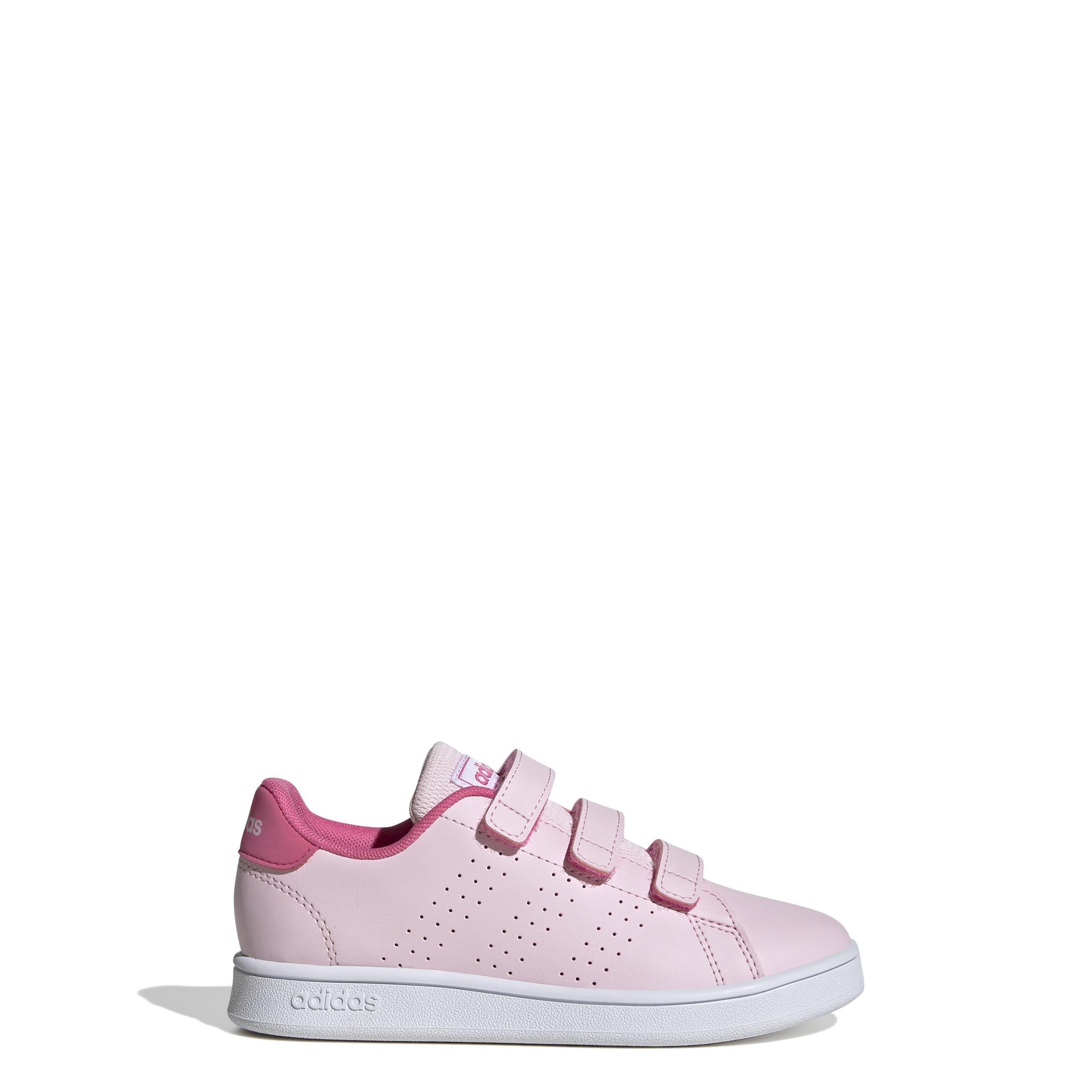 Kids Unisex Advantage Court Lifestyle Hook-and-Loop Shoes, Pink, , large image number 9
