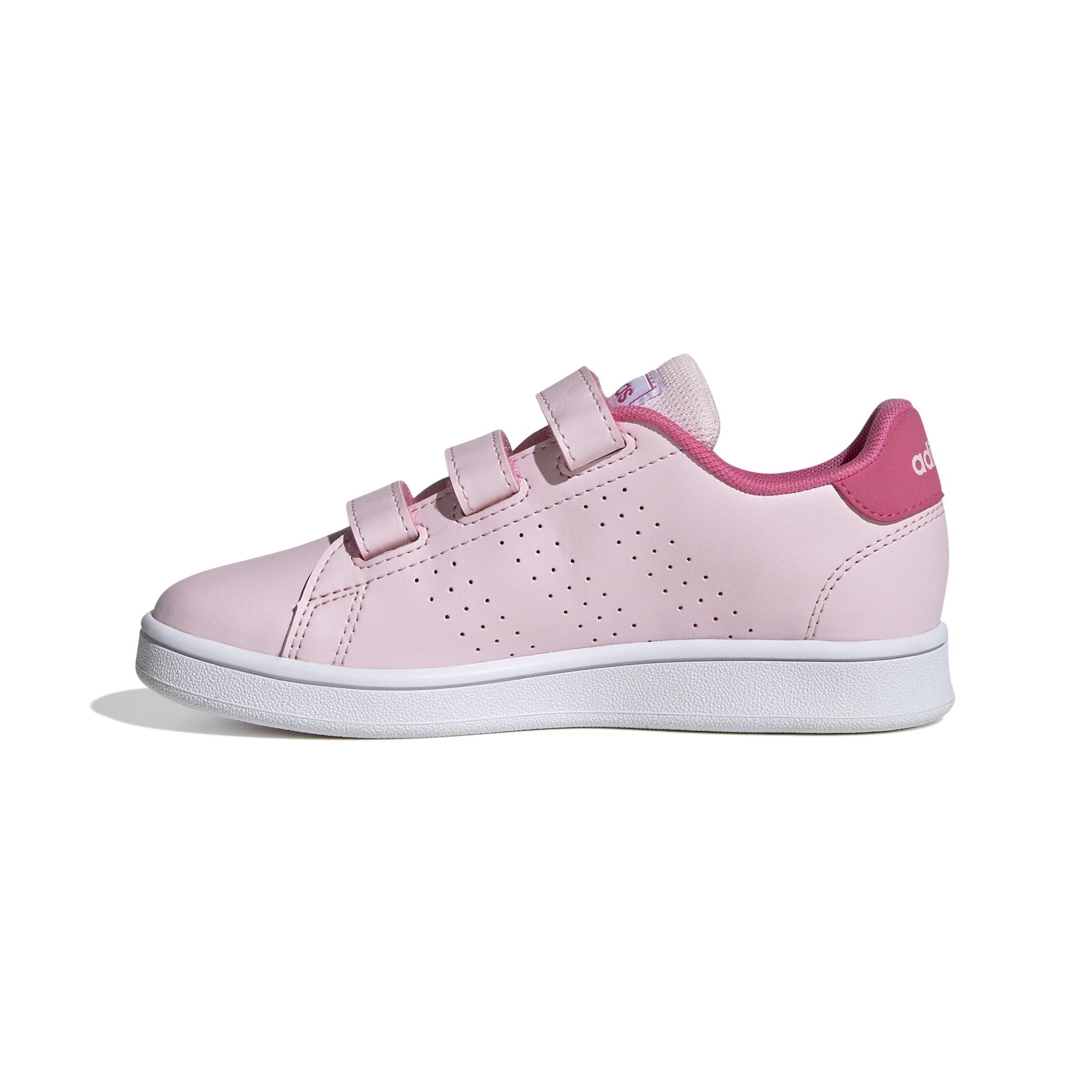 Kids Unisex Advantage Court Lifestyle Hook-and-Loop Shoes, Pink, , large image number 11