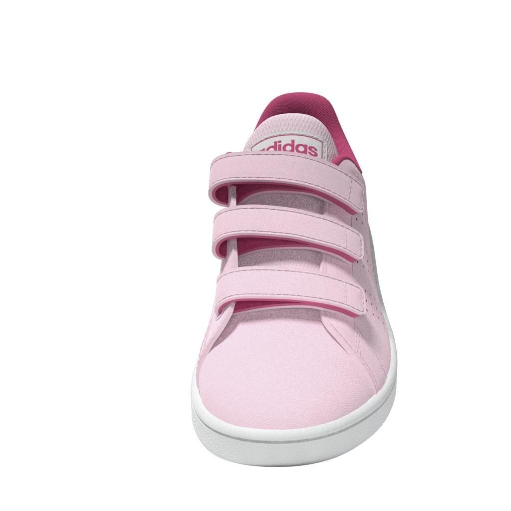 Kids Unisex Advantage Court Lifestyle Hook-and-Loop Shoes, Pink, , large image number 12