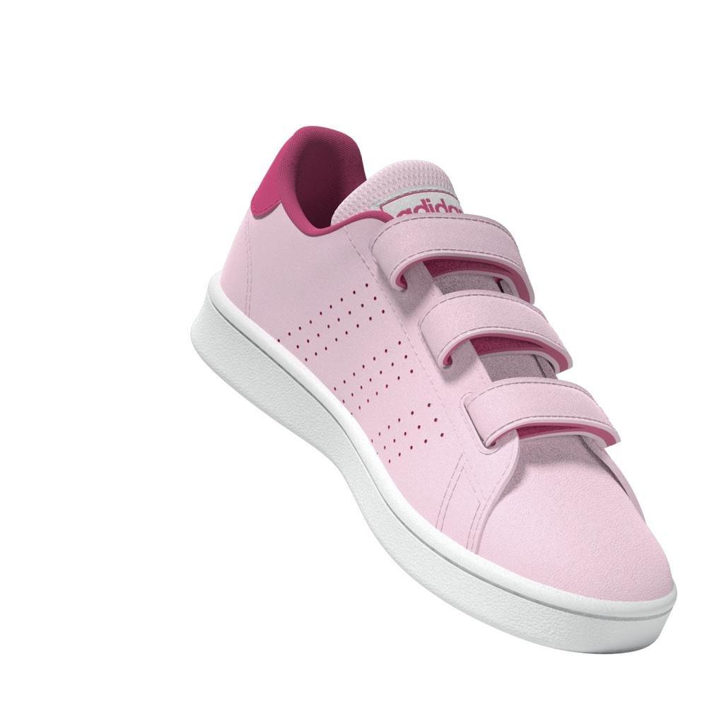 Kids Unisex Advantage Court Lifestyle Hook-and-Loop Shoes, Pink, , large image number 13