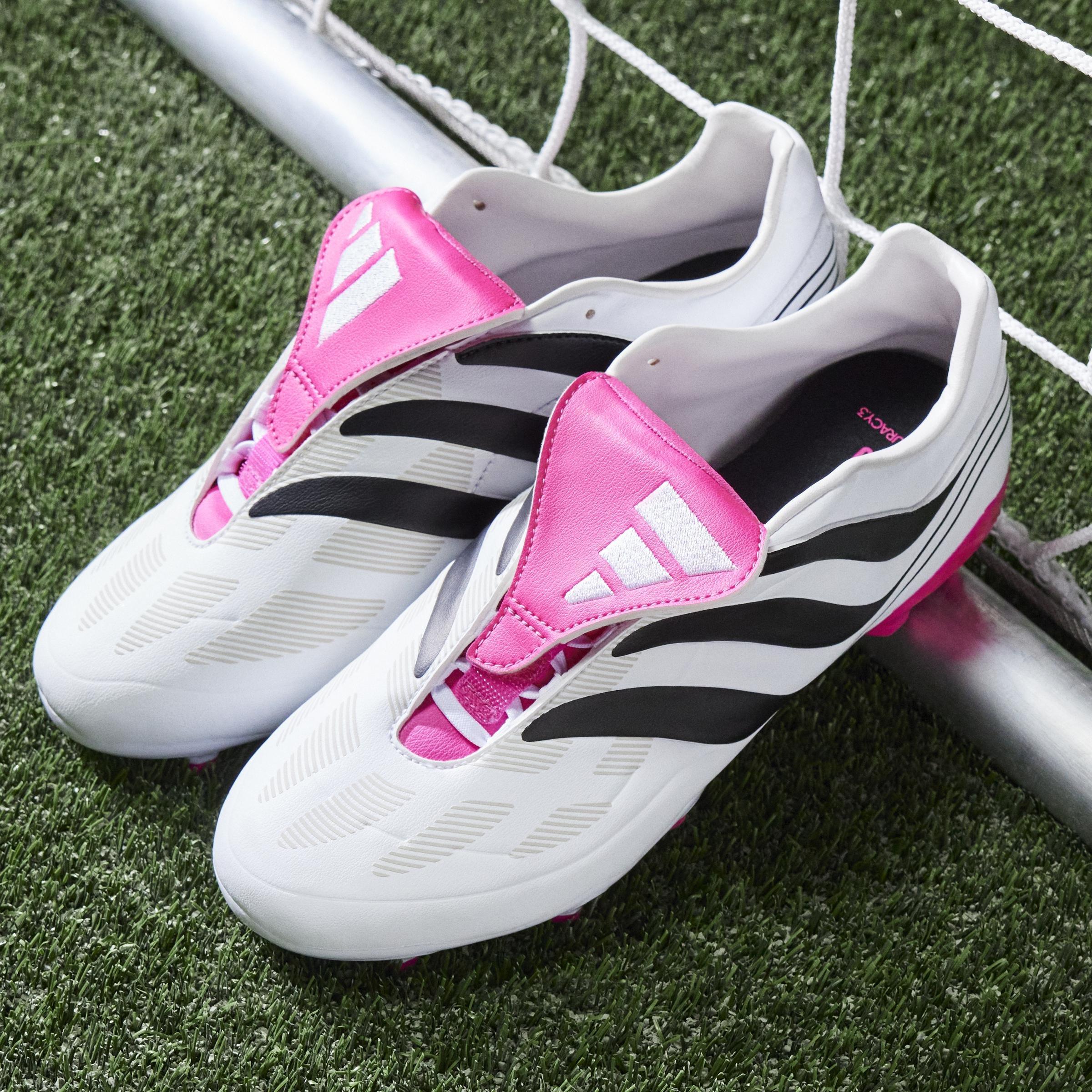 Adidas predator discount white and pink