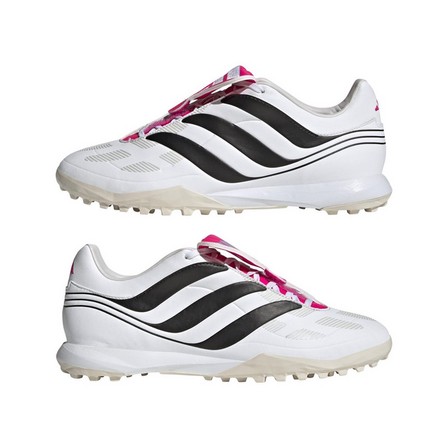 Unisex Predator Precision.3 Turf Boots, White, A901_ONE, large image number 4