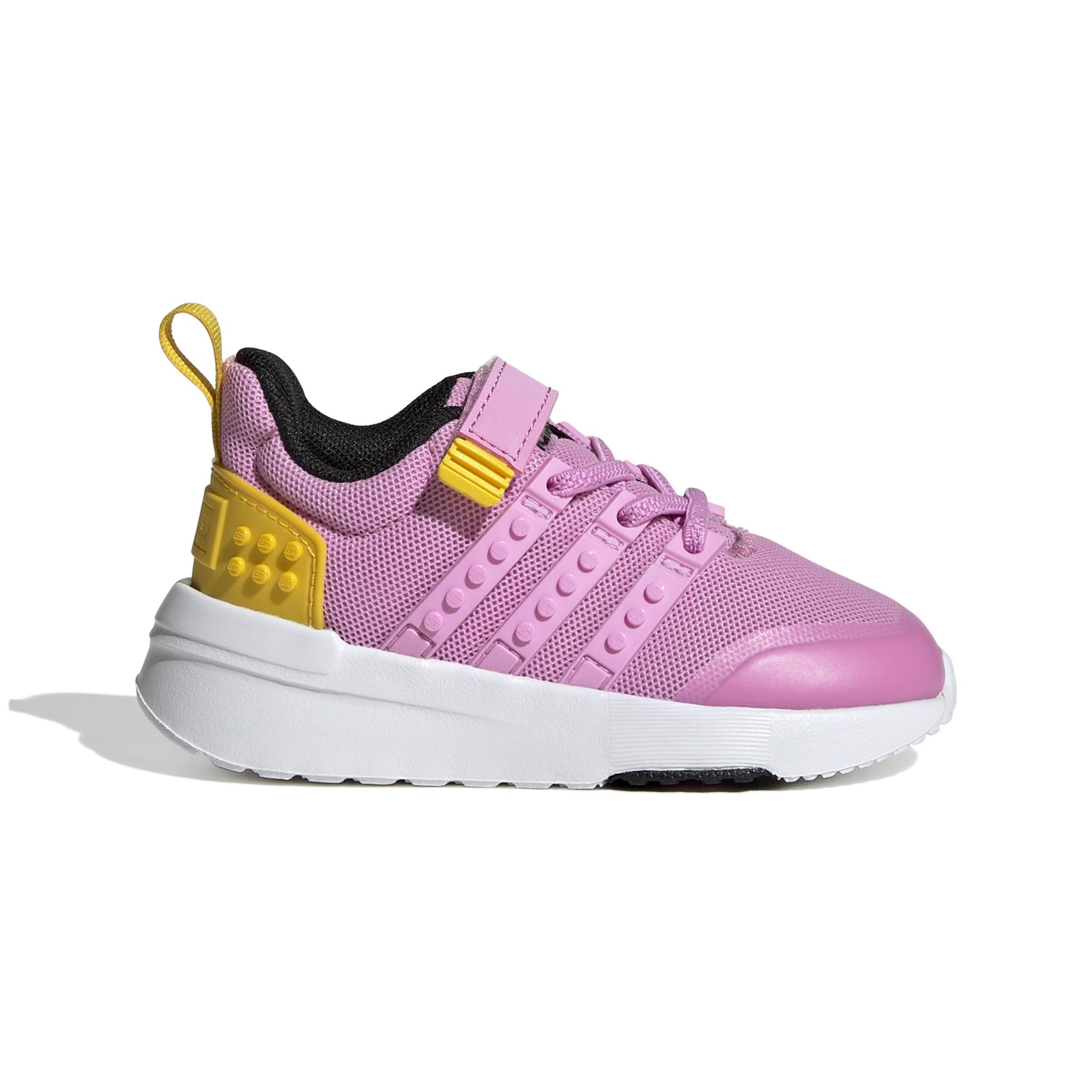 Unisex Kids adidas x LEGO Racer TR21 Elastic Lace and Top Strap Shoes, Purple, , large image number 0