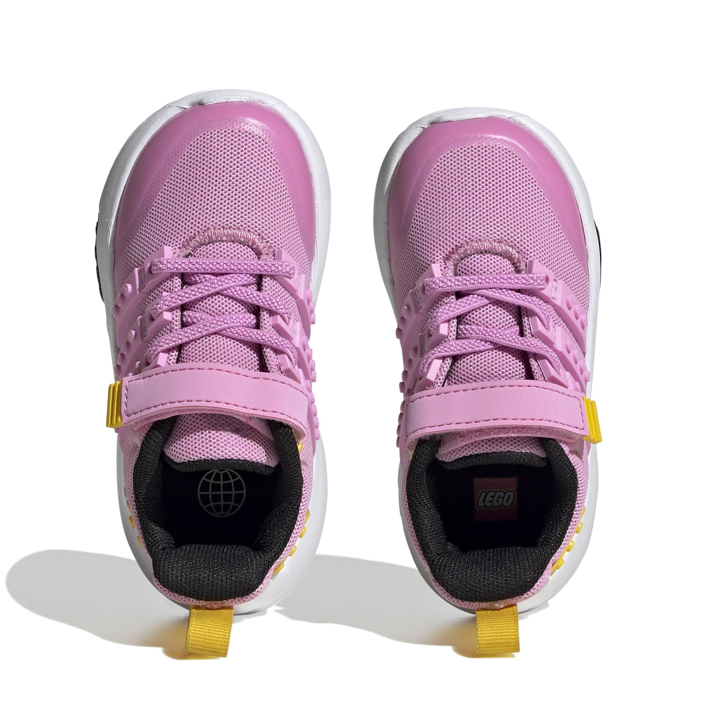 Unisex Kids adidas x LEGO Racer TR21 Elastic Lace and Top Strap Shoes, Purple, , large image number 1