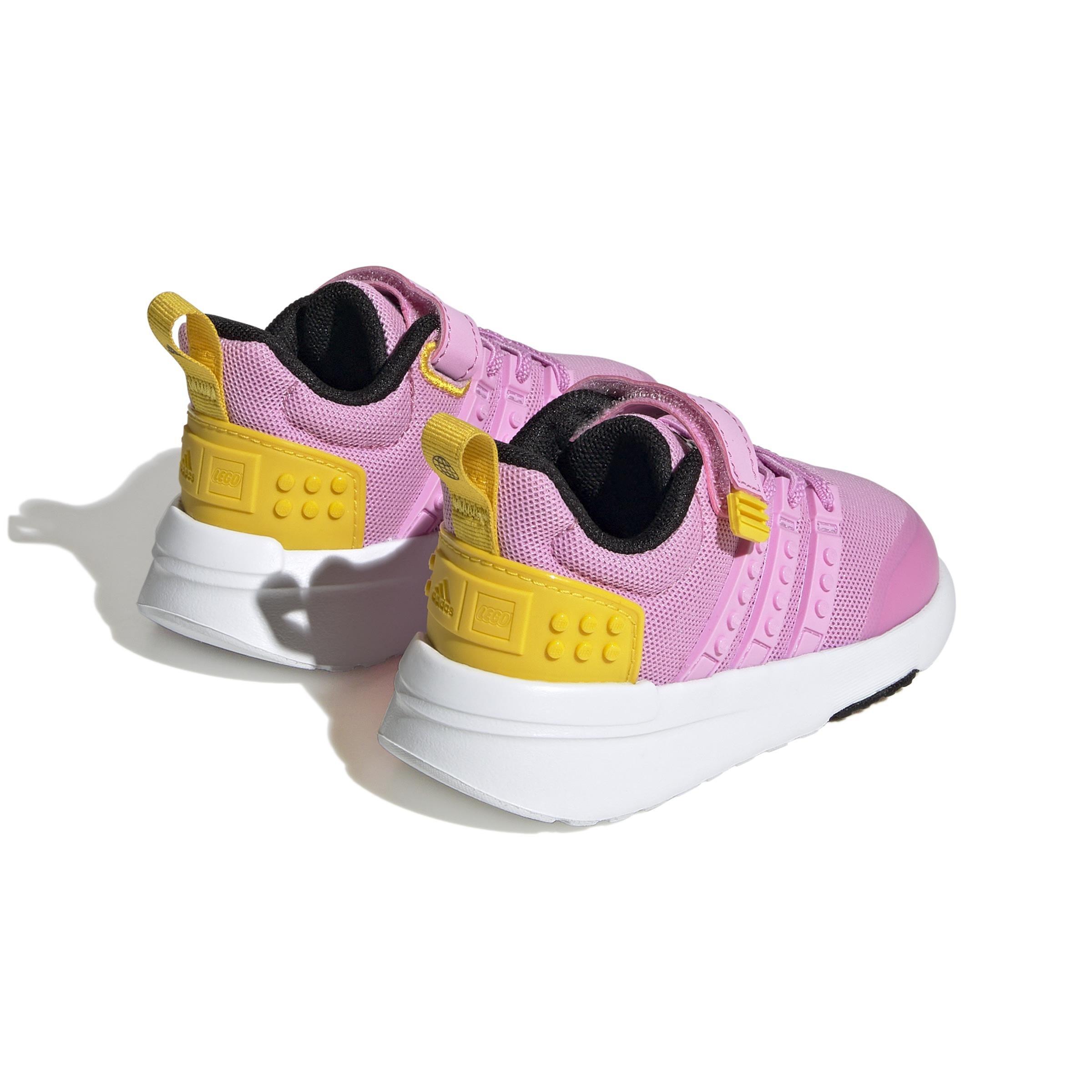 Unisex Kids adidas x LEGO Racer TR21 Elastic Lace and Top Strap Shoes, Purple, , large image number 3