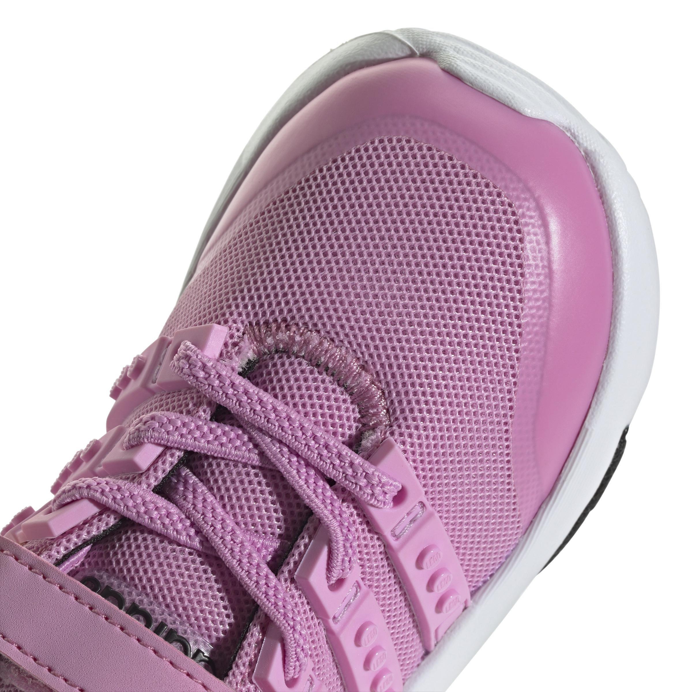 Unisex Kids adidas x LEGO Racer TR21 Elastic Lace and Top Strap Shoes, Purple, , large image number 5