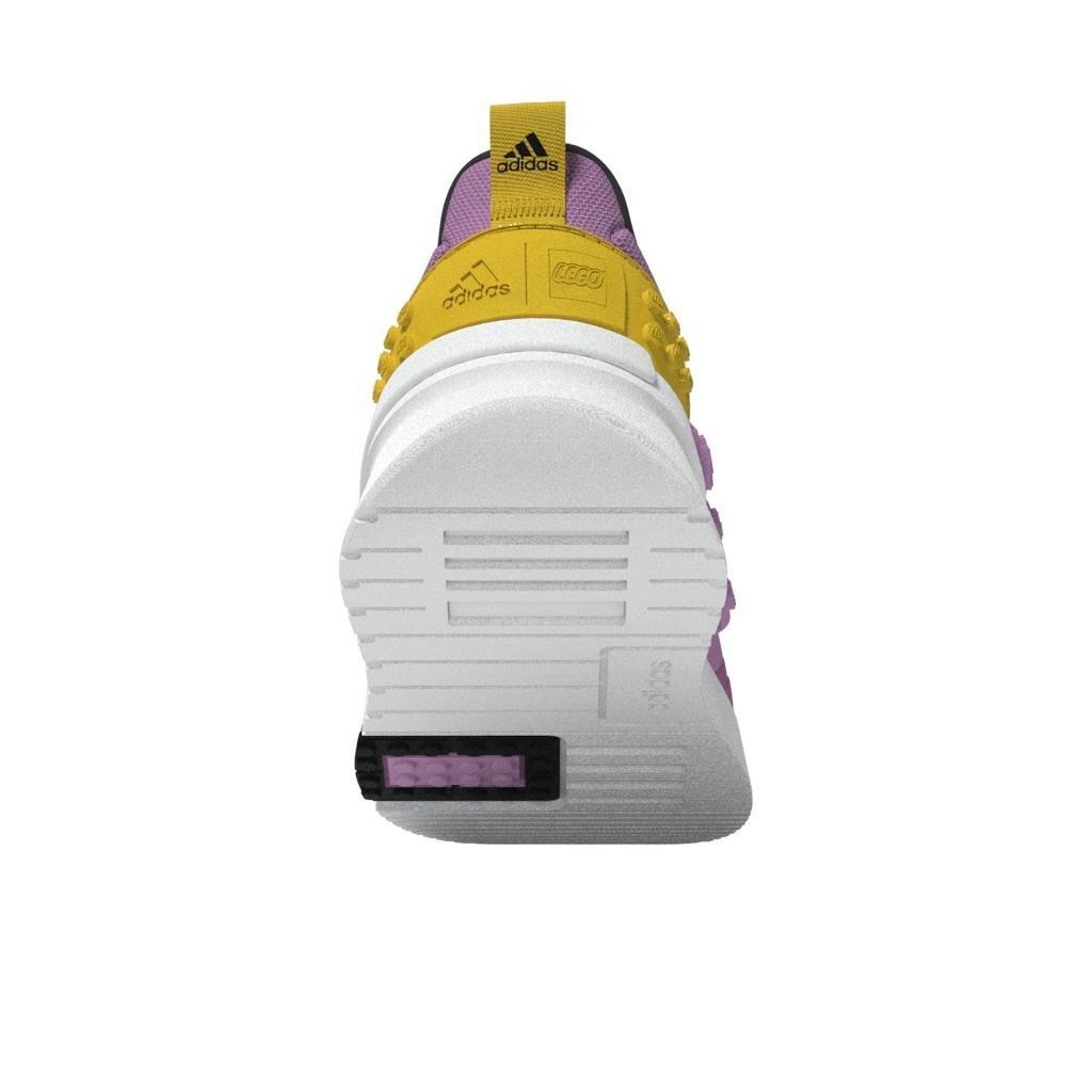 Unisex Kids adidas x LEGO Racer TR21 Elastic Lace and Top Strap Shoes, Purple, , large image number 6