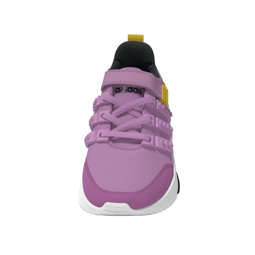 Unisex Kids adidas x LEGO Racer TR21 Elastic Lace and Top Strap Shoes, Purple, , large image number 8