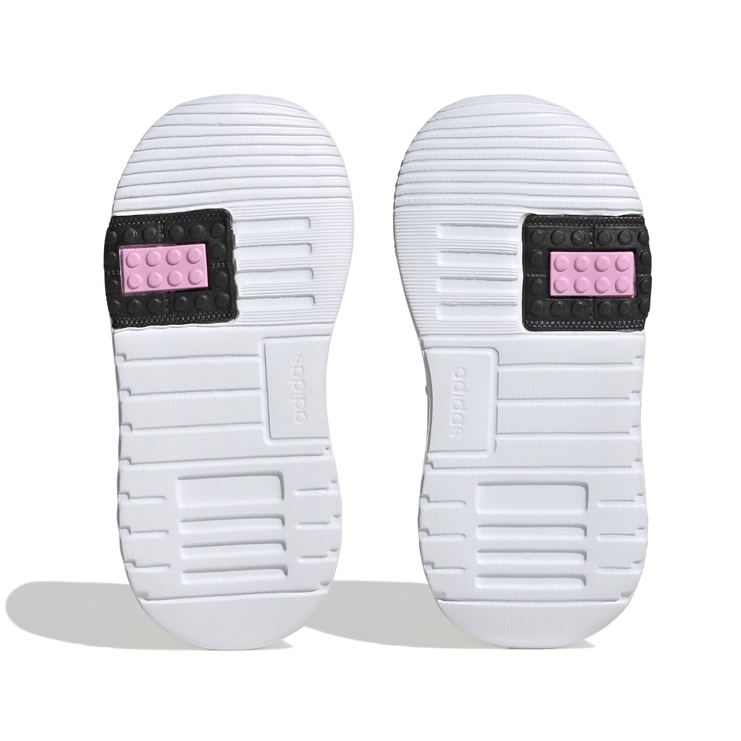 Unisex Kids adidas x LEGO Racer TR21 Elastic Lace and Top Strap Shoes, Purple, , large image number 9